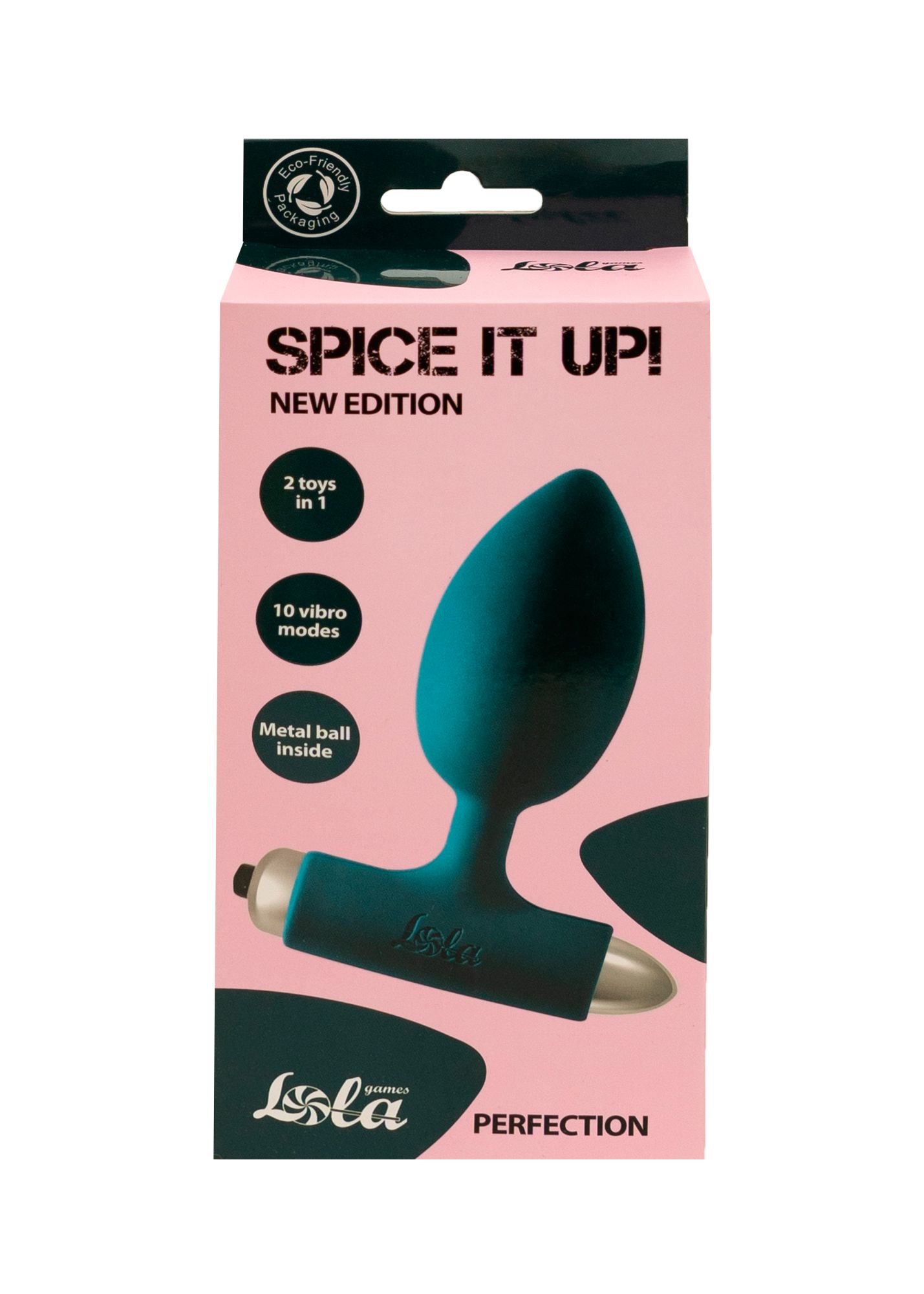 анальная пробка с вибрацией spice it up new edition perfection dark green 8014-02lola в 