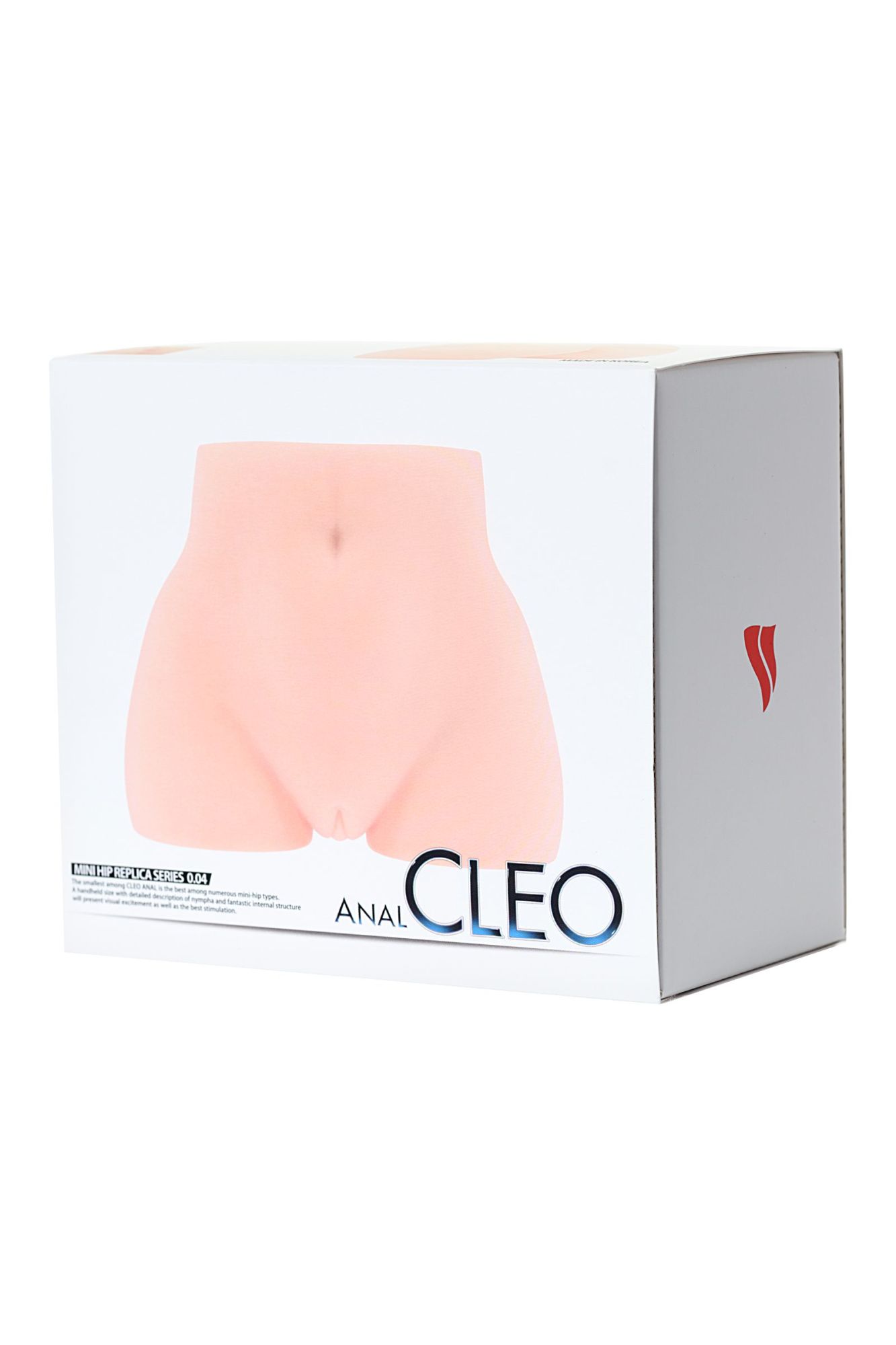 мастурбатор реалистичный kokos cleo-anal, tpr, телесный, 13.5 см в 