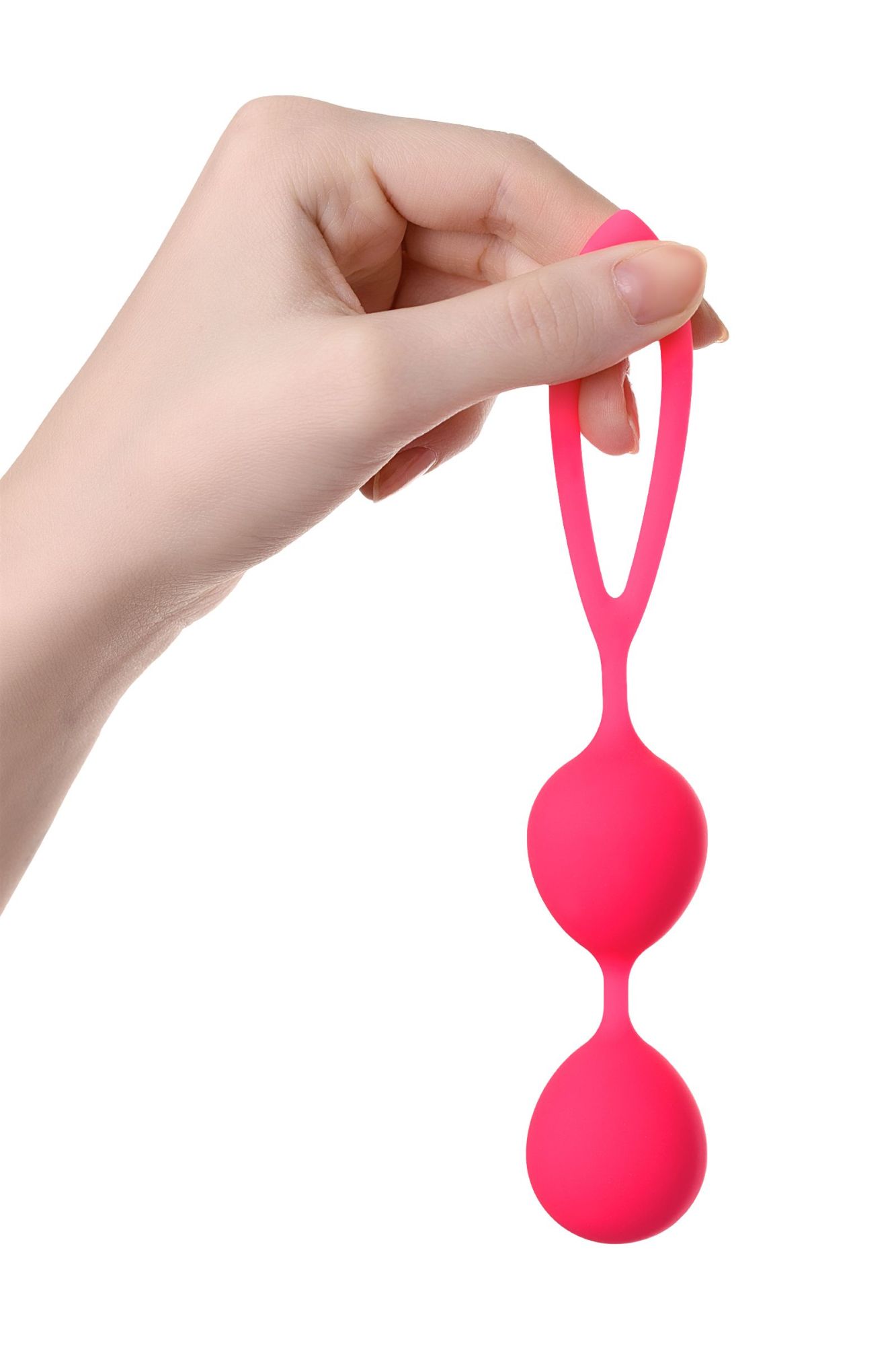 вагинальные шарики a-toys by toyfa rai, силикон, розовые, 17 см в 
