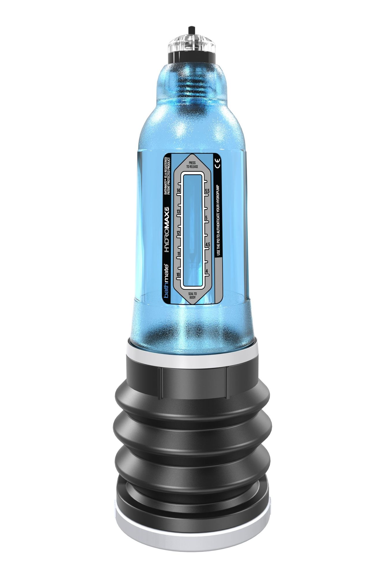 помпа для пениса bathmate hydromax5, abs пластик, голубая (аналог hydromax x20) в 