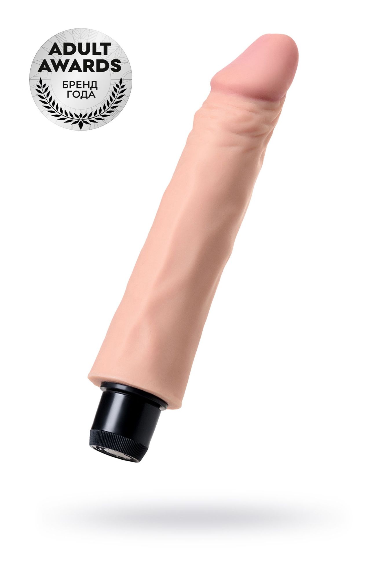 реалистичный вибратор toyfa  a-toys toron, tpe, телесный, 21 см в 