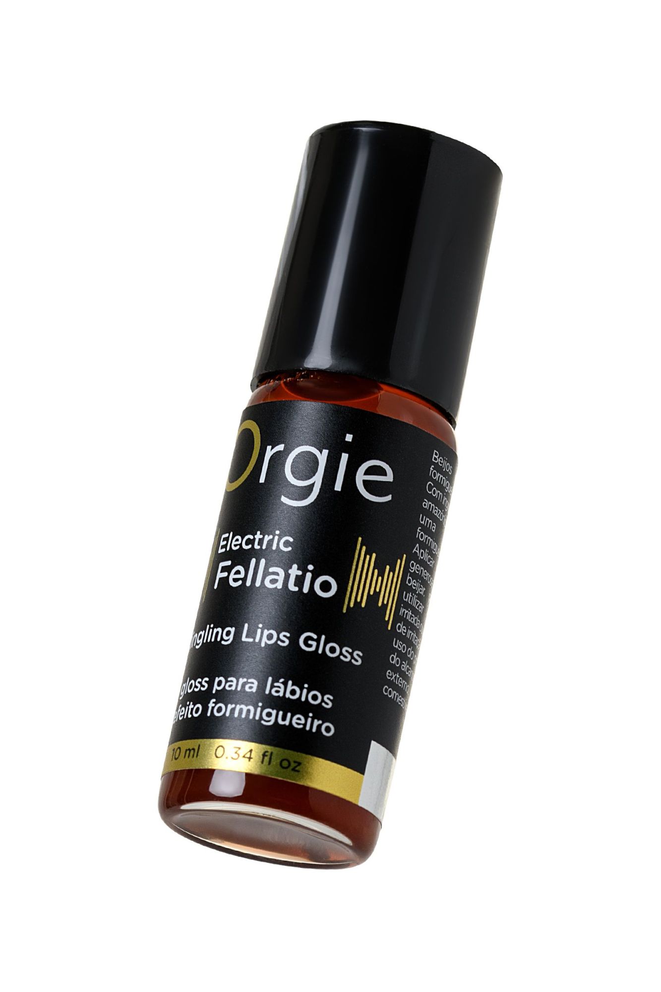 блеск для губ orgie sexy vibe electric fellatio с вибрирующим эффектом, 10 мл в 