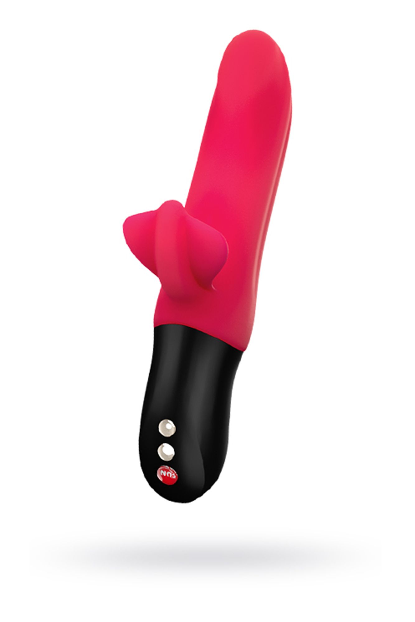 пульсатор fun factory bi stronic fusion, силикон, красный, 22 см в 