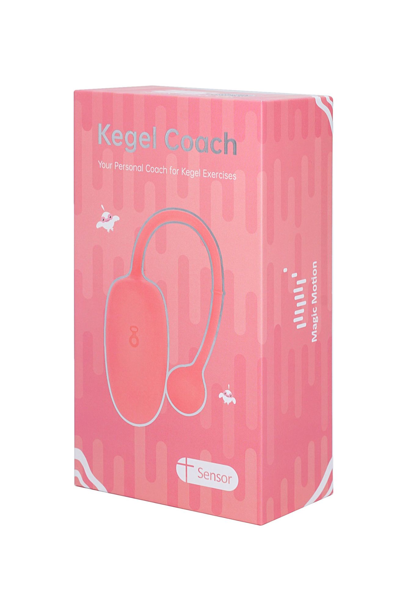 тренажёр кегеля magic motion coach, силикон, розовый в 