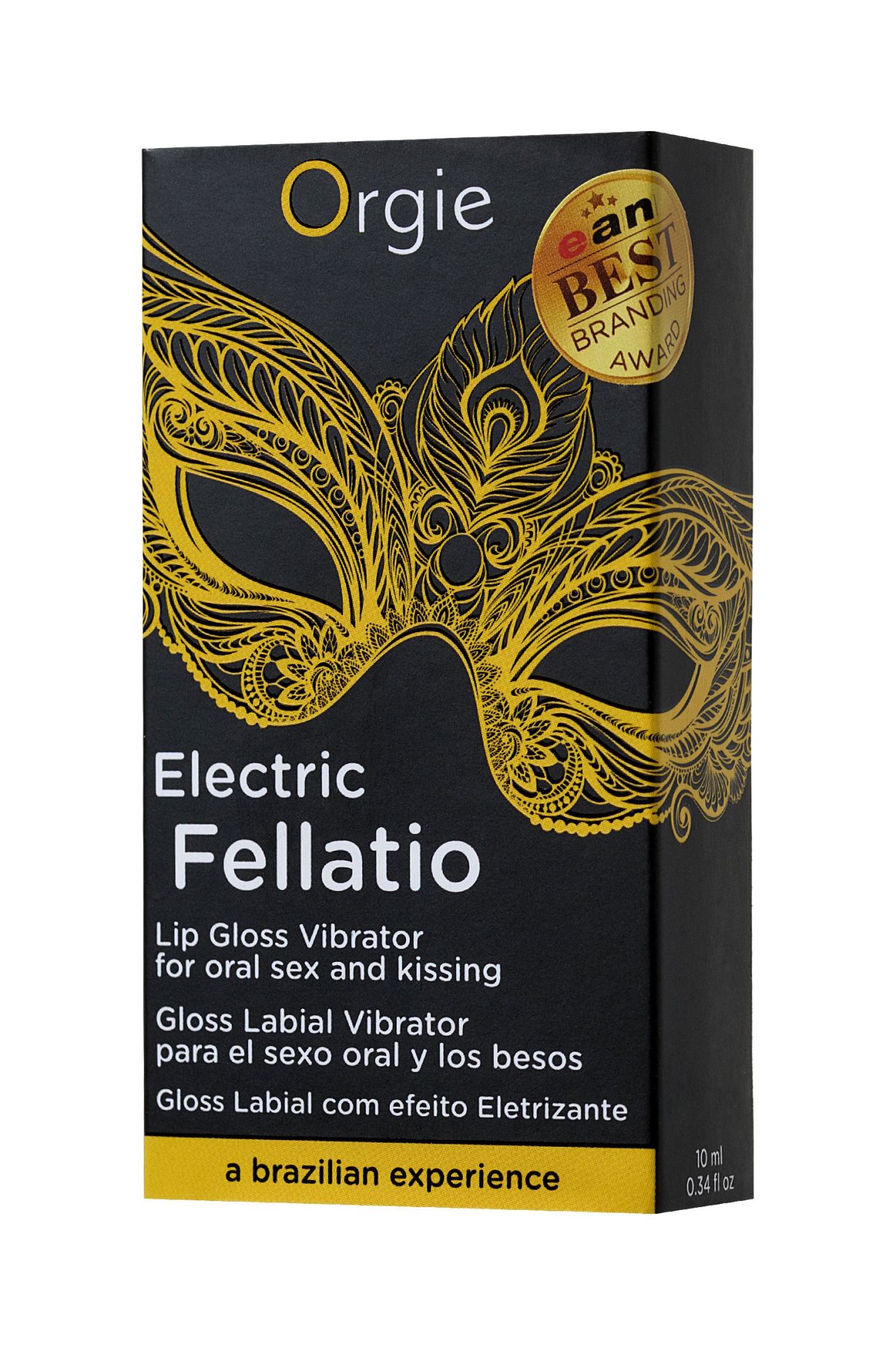 блеск для губ orgie sexy vibe electric fellatio с вибрирующим эффектом, 10 мл в 