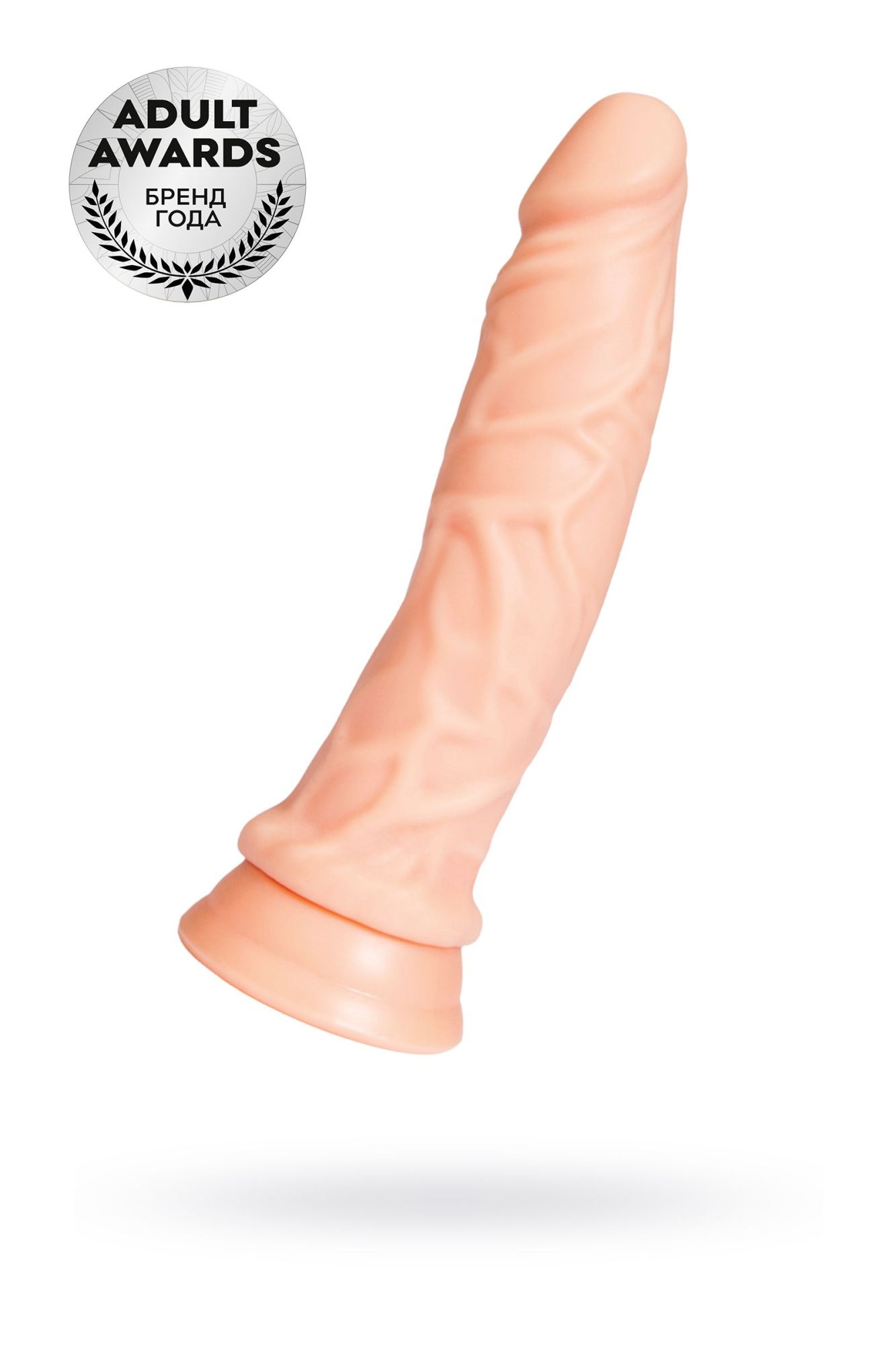 реалистичный фаллоимитатор toyfa  a-toys nill, tpe, телесный, 19 см в 