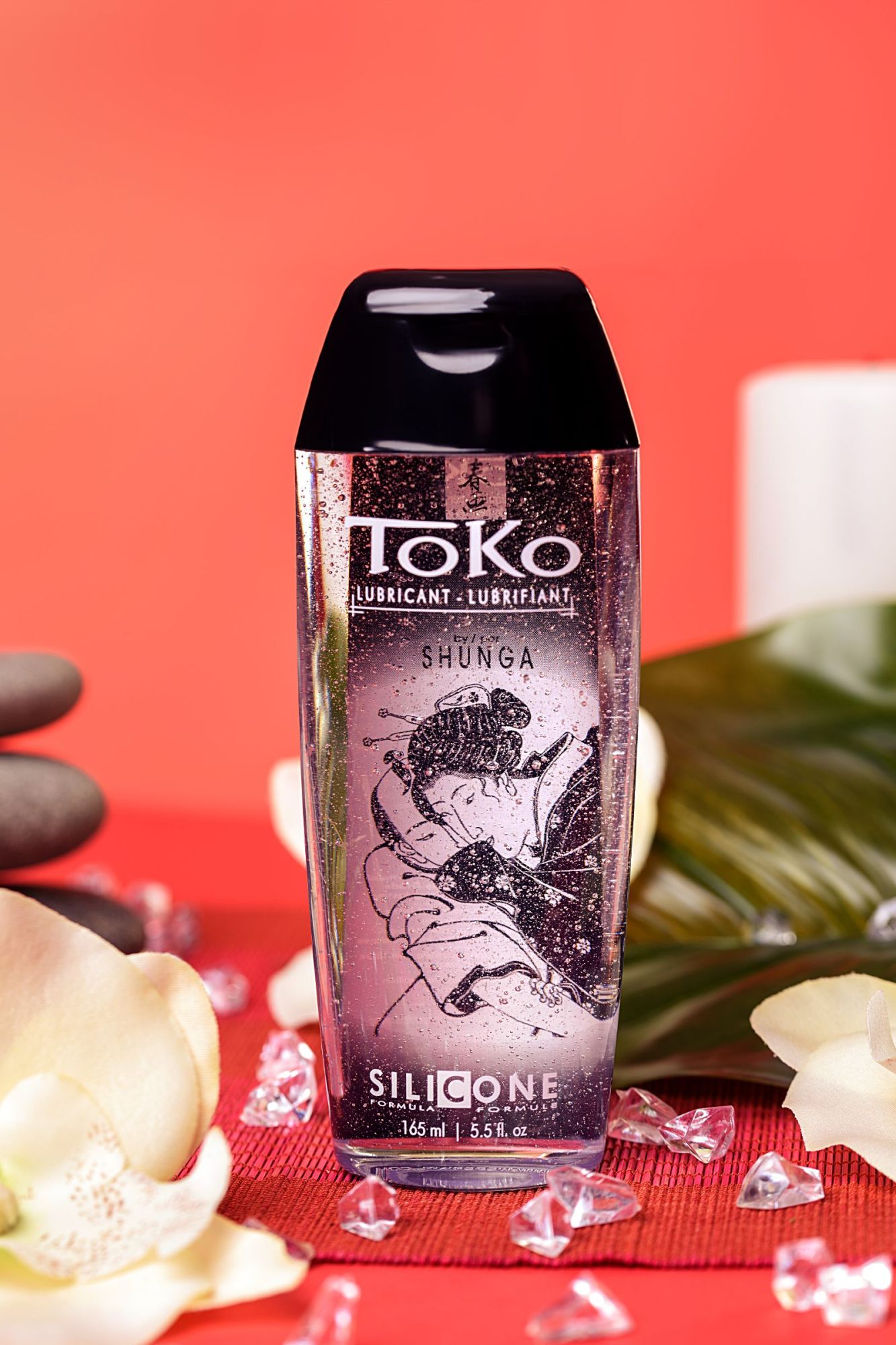 лубрикант shunga toko silicone на силиконовой основе, длительное скольжение, 165 мл в 