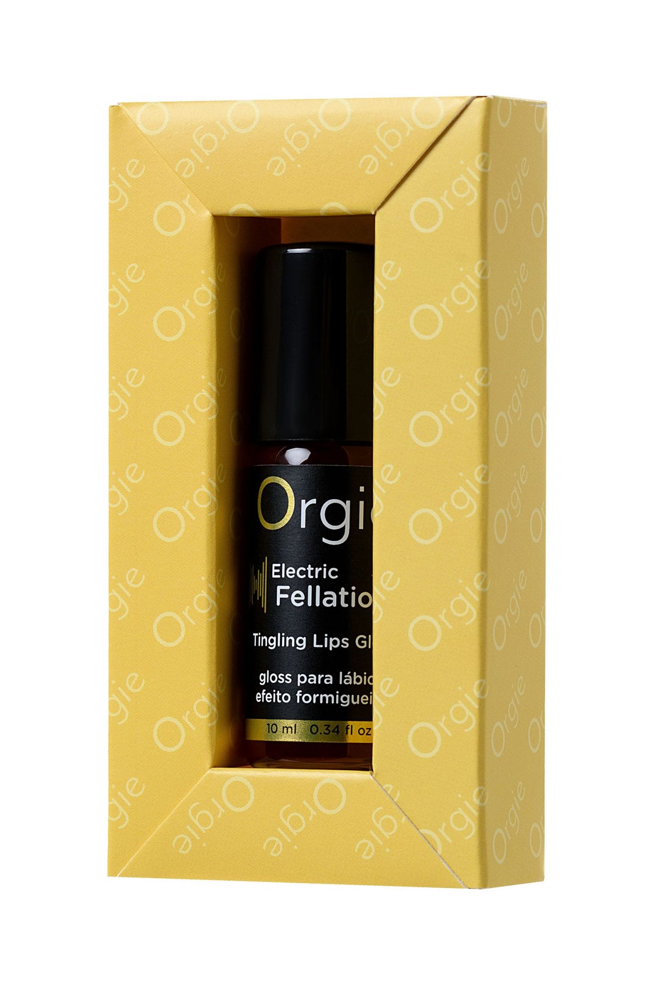 блеск для губ orgie sexy vibe electric fellatio с вибрирующим эффектом, 10 мл в 