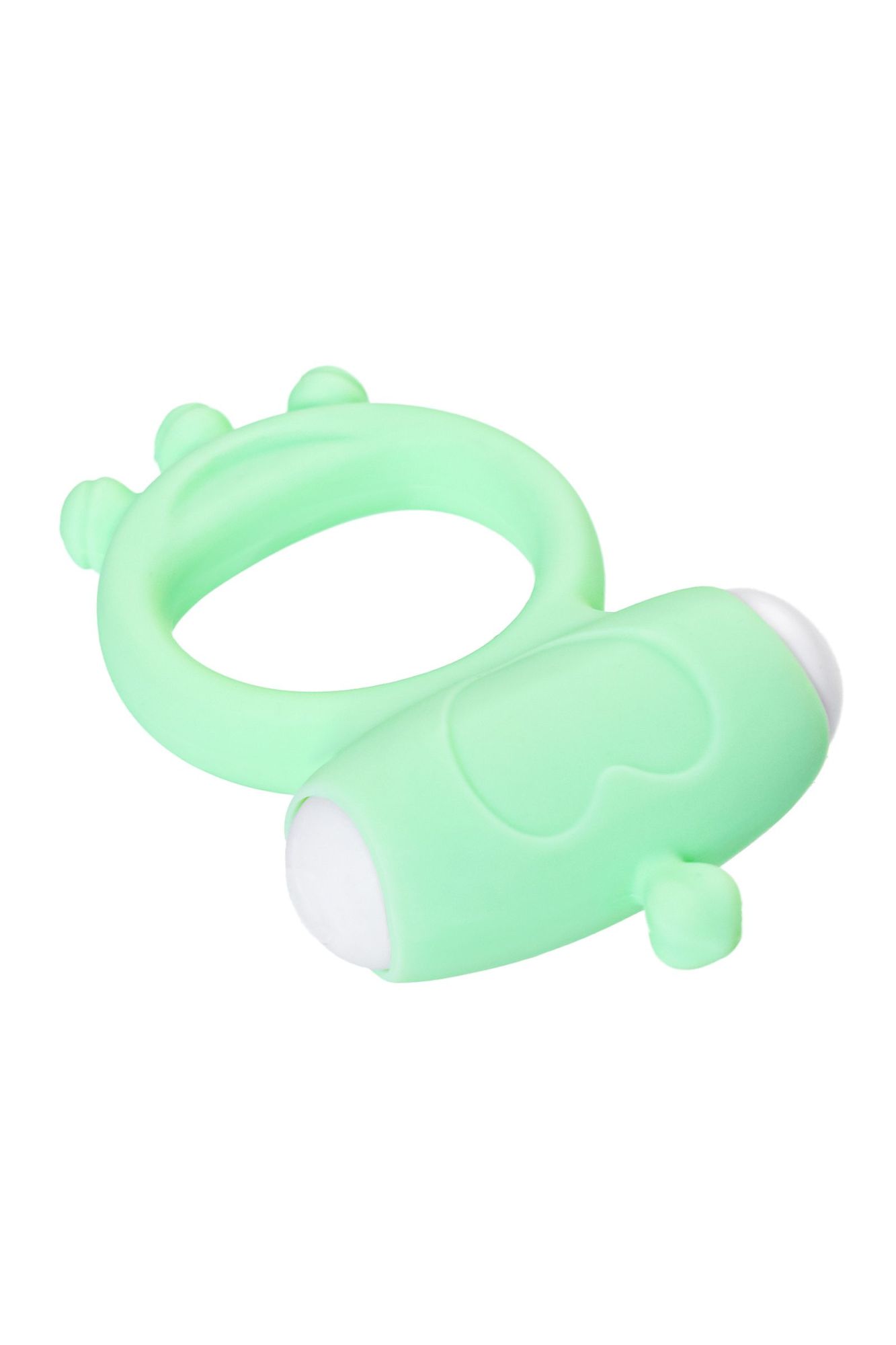 виброкольцо на пенис a-toys by toyfa fowd, силикон, зеленое, ø 2,6 см в 