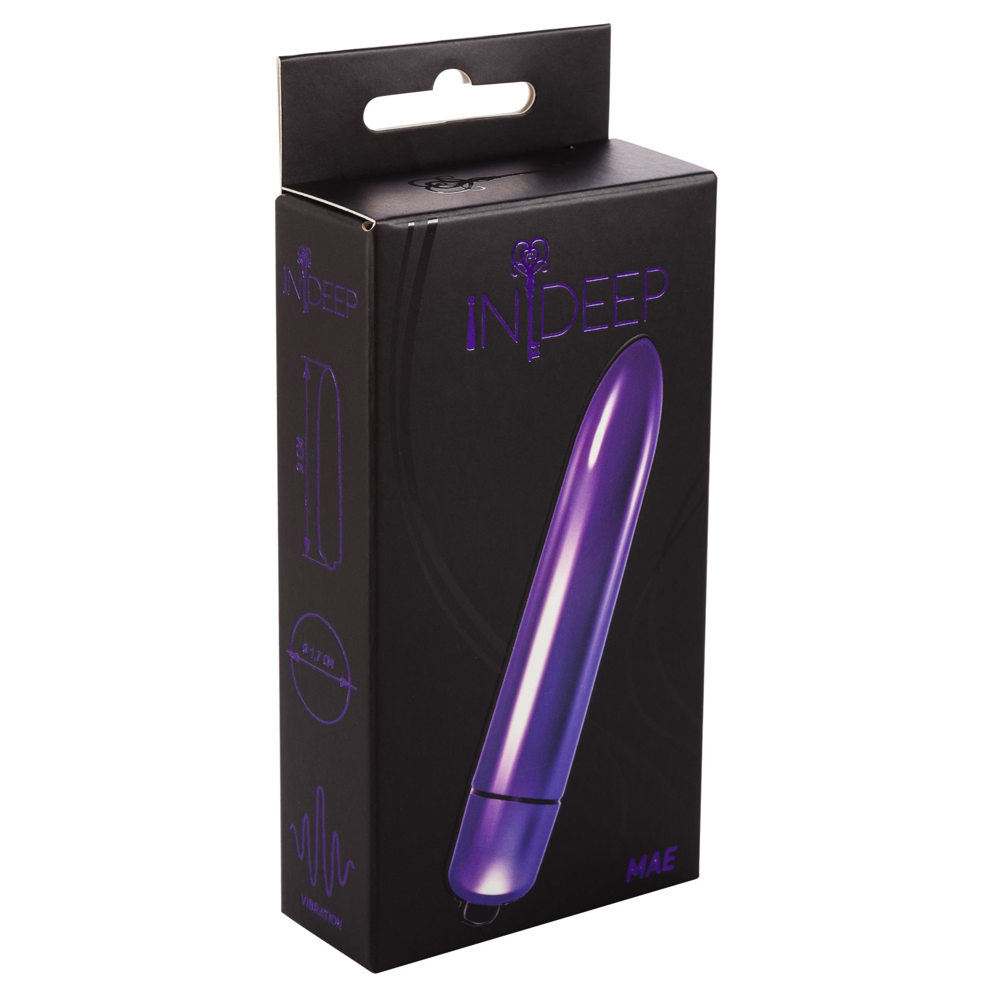 вибропуля indeep mae purple 7704-02indeep в 