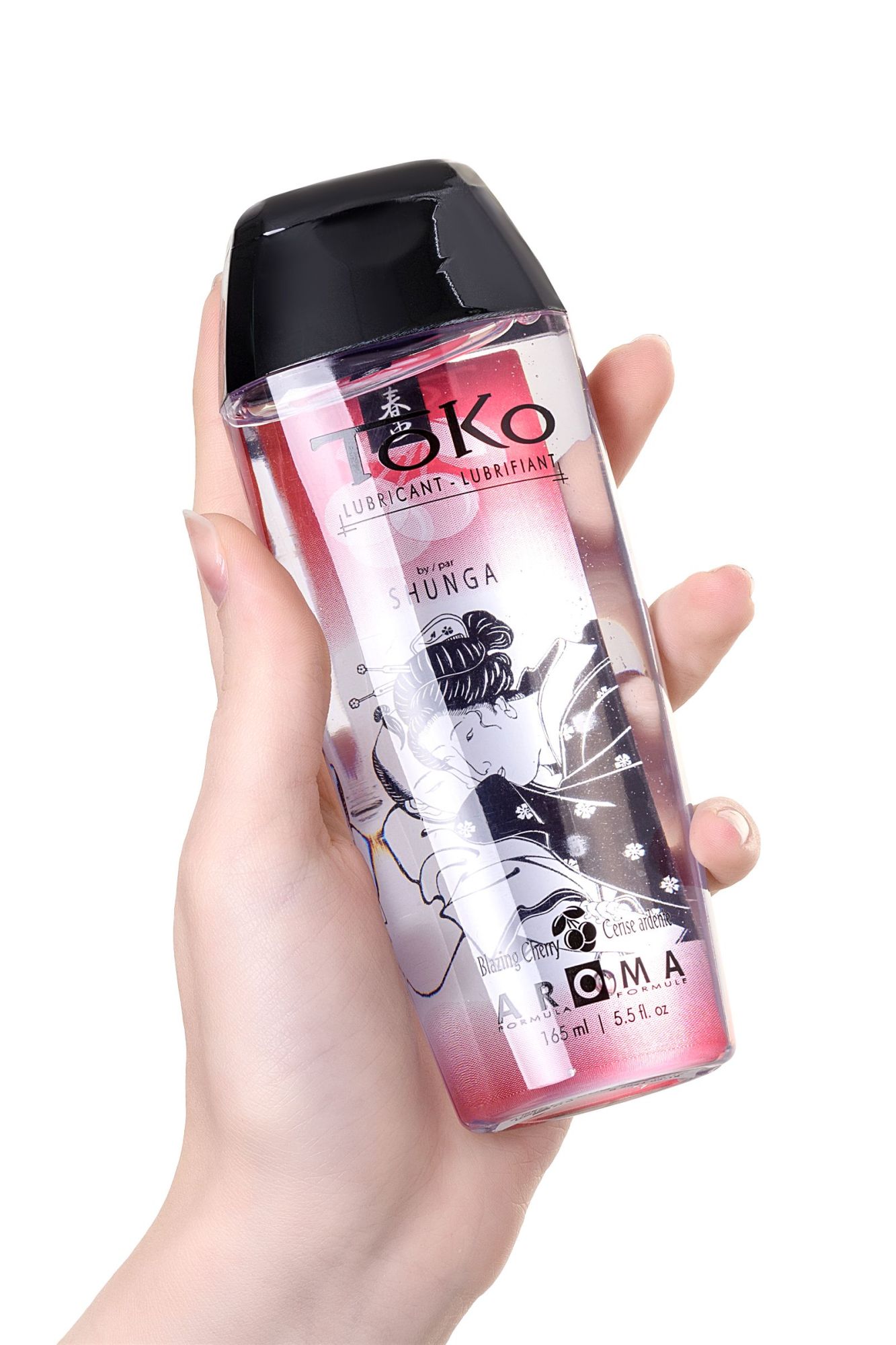 лубрикант shunga toko aroma на водной основе, вишня, 165 мл в 