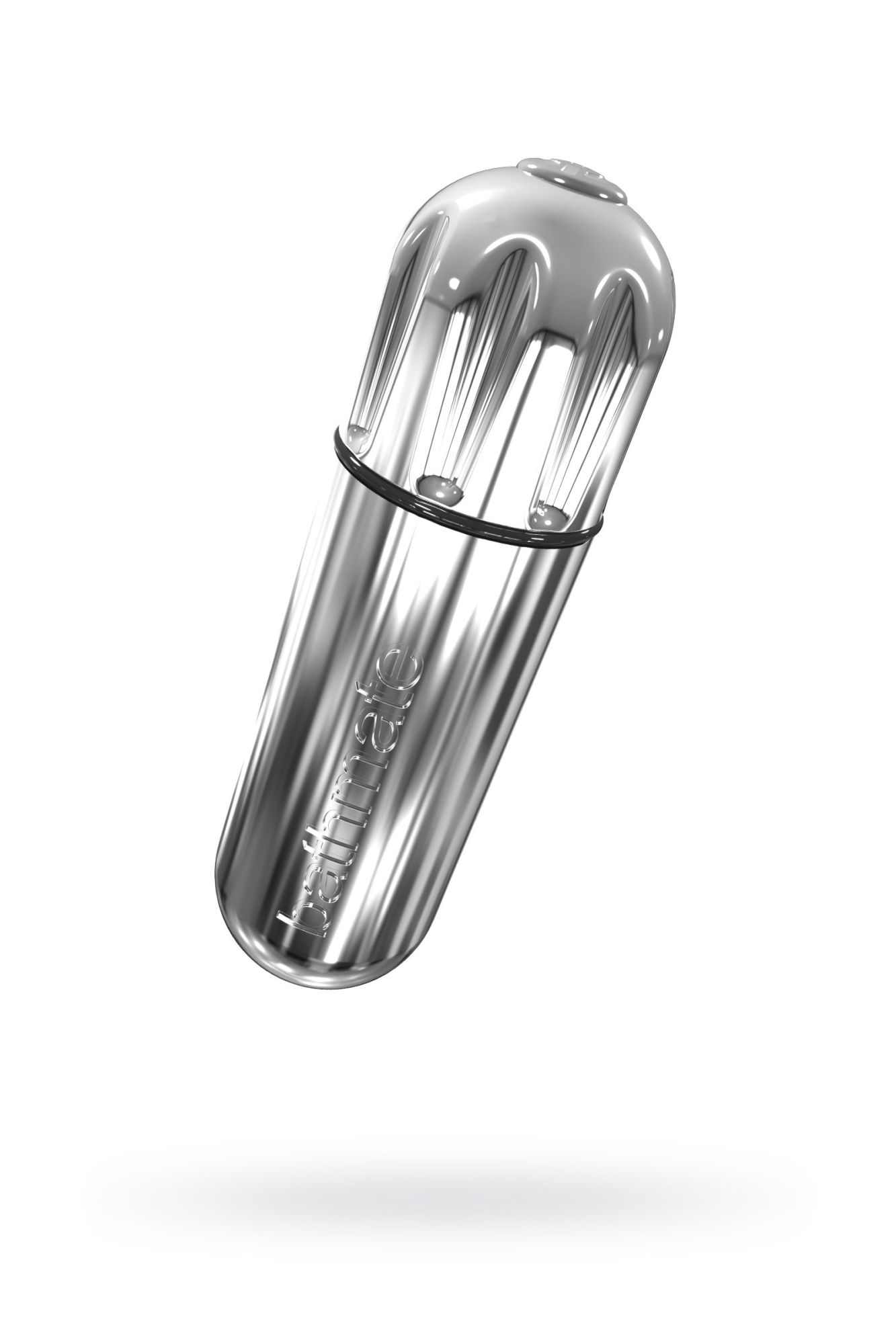 вибропуля bathmate vibe bullet chrome, пластик, серебряная в 