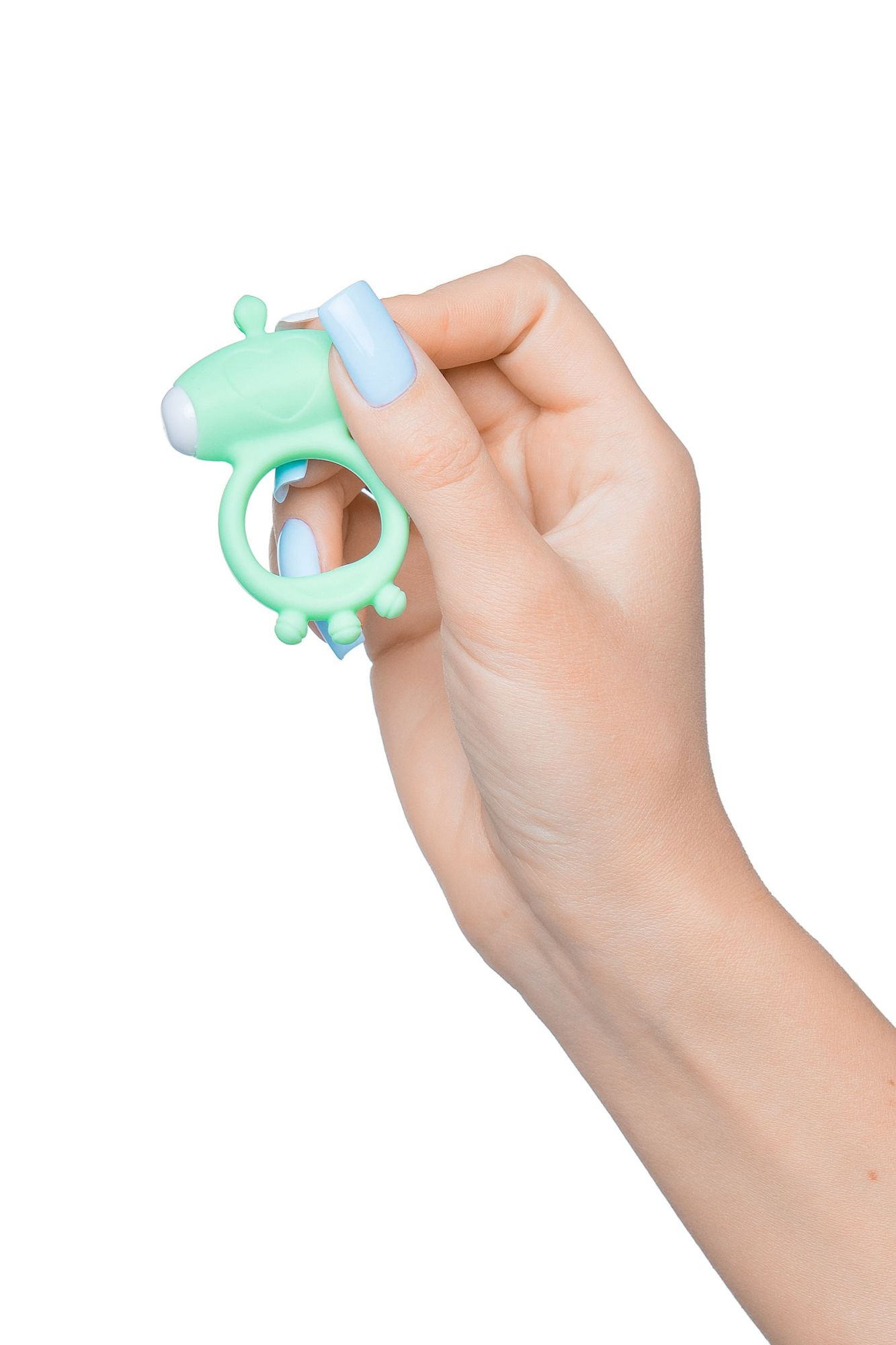 виброкольцо на пенис a-toys by toyfa fowd, силикон, зеленое, ø 2,6 см в 