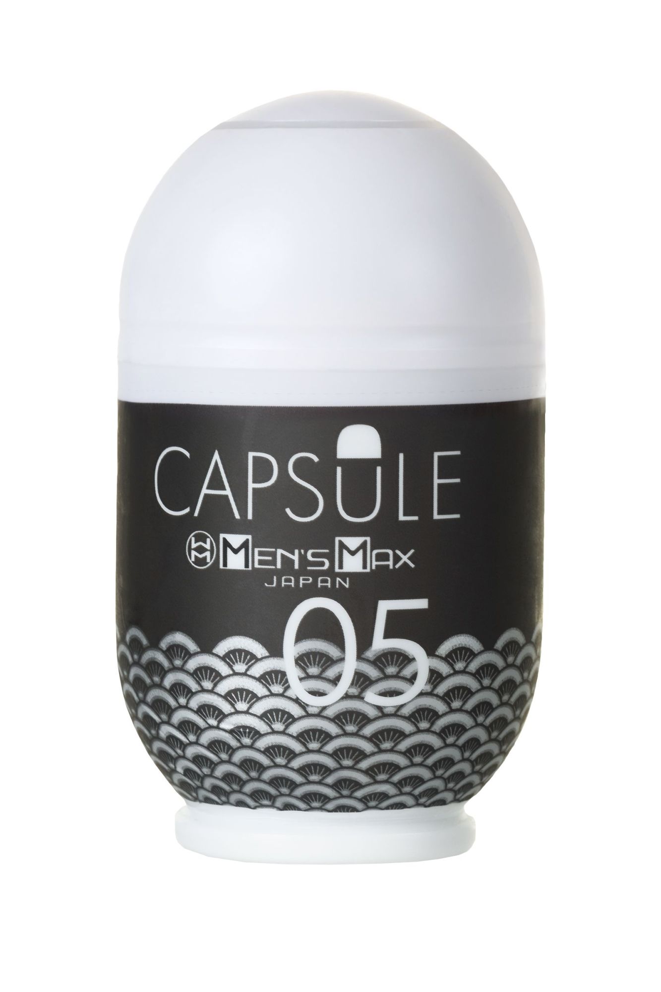 мастурбатор нереалистичный mensmax capsule 05 ougi, tpe, черный, 8 см в 