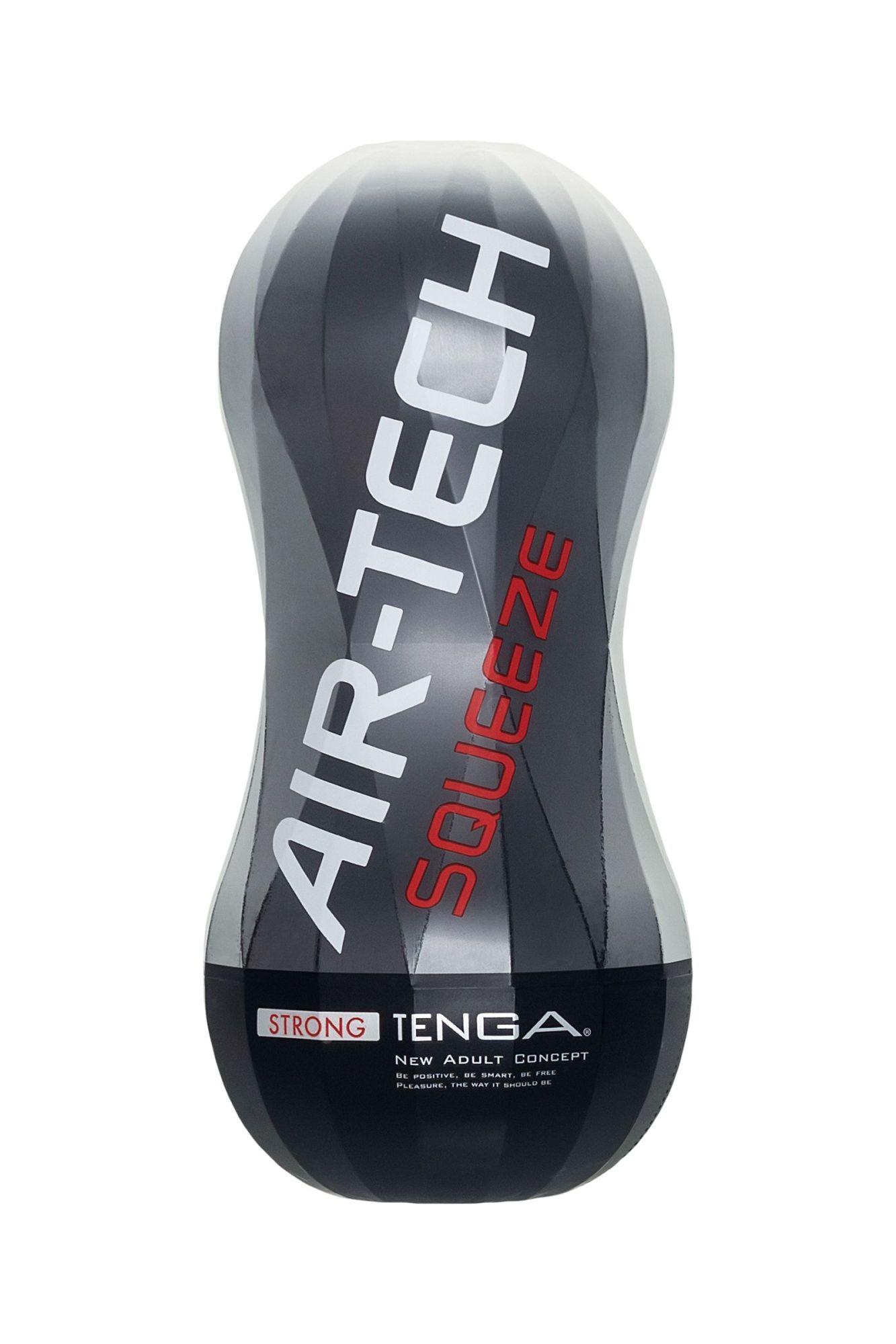нереалистичный мастурбатор tenga air-tech squeeze strong, tpe, белый, 17 см в 