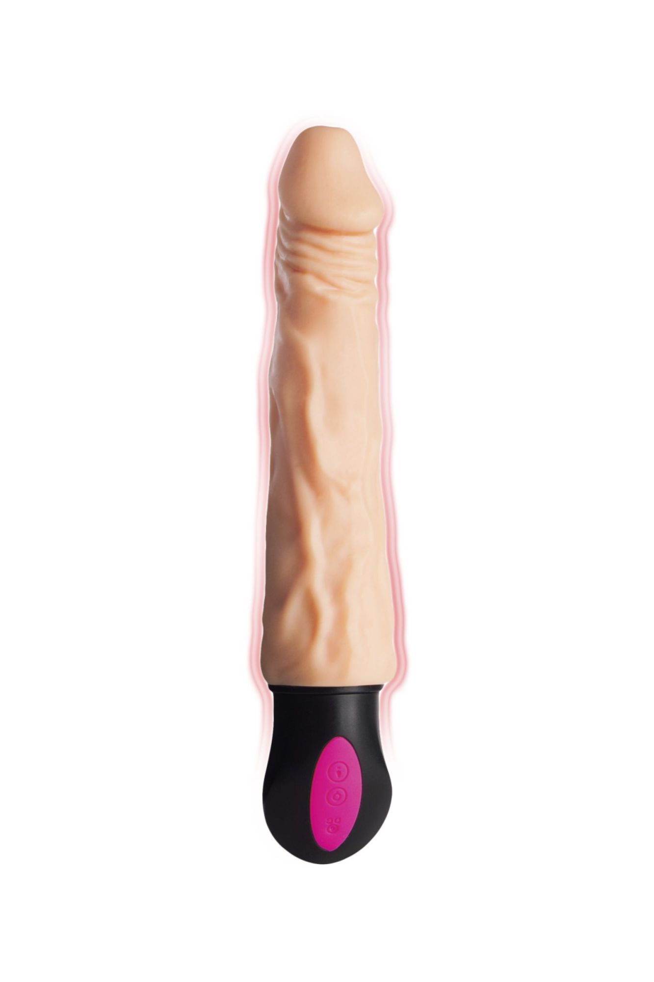 реалистичный вибратор с подогревом a-toys by toyfa benedick, tpe, телесный, 25 см в 