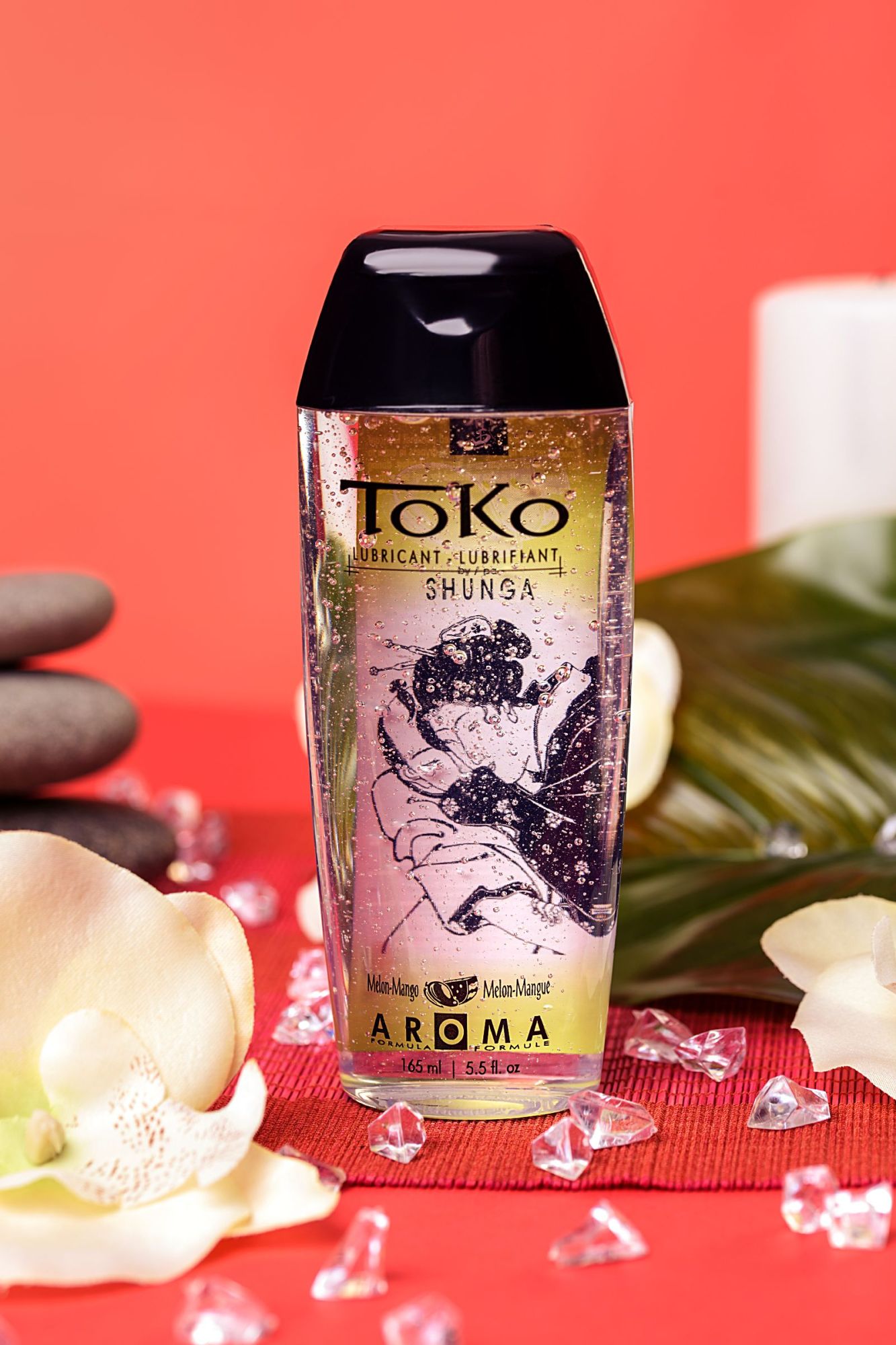 лубрикант shunga toko aroma на водной основе, дыня и манго, 165 мл в 
