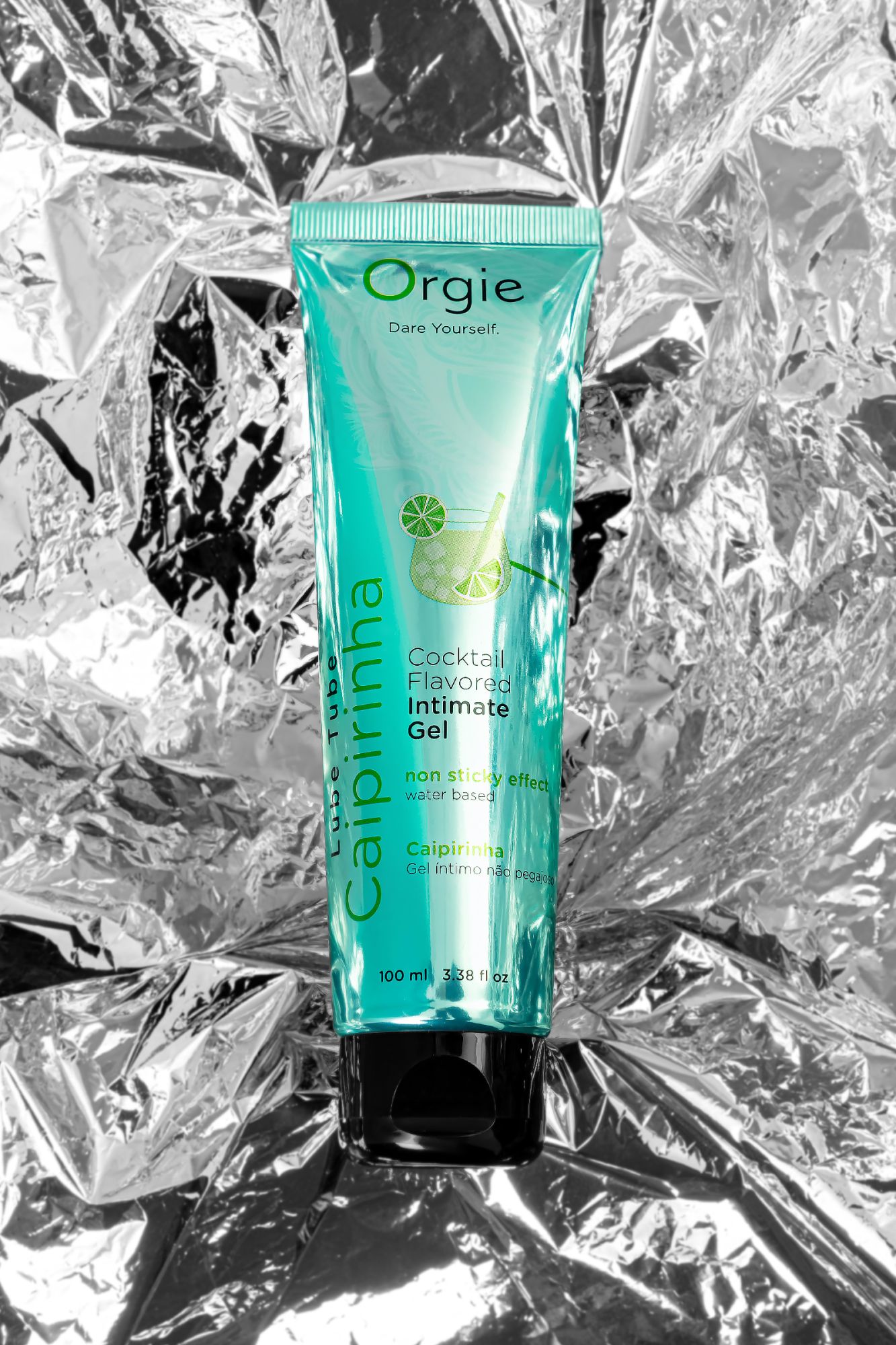 интимный гель orgie lube tube cocktail на водной основе, со вкусом кайпириньи, 100 мл в 
