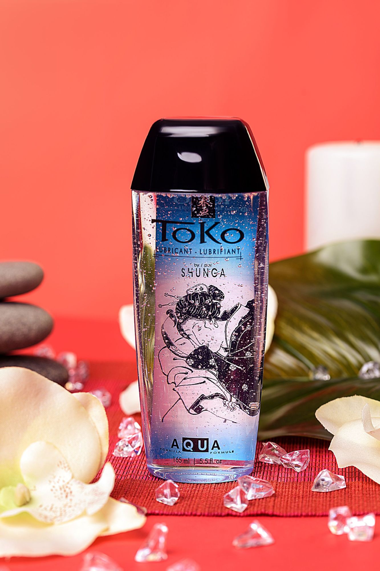 лубрикант shunga toko aqua на водной основе, ультра-шелковистый, 165 мл в 