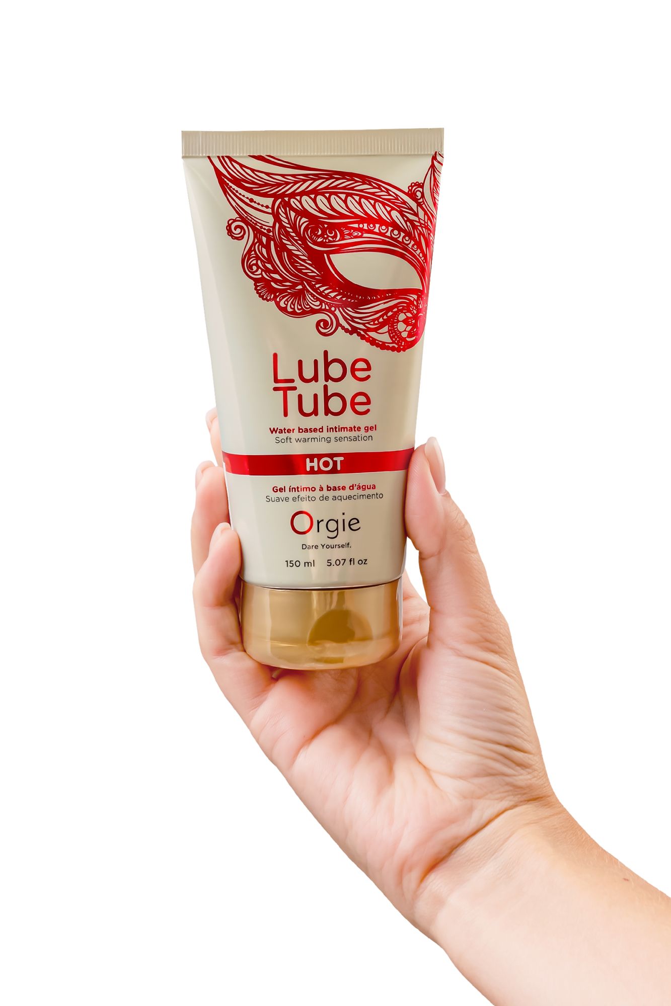 интимный гель orgie lube tube hot, водная основа, с разогревающим эффектом, 150 мл в 