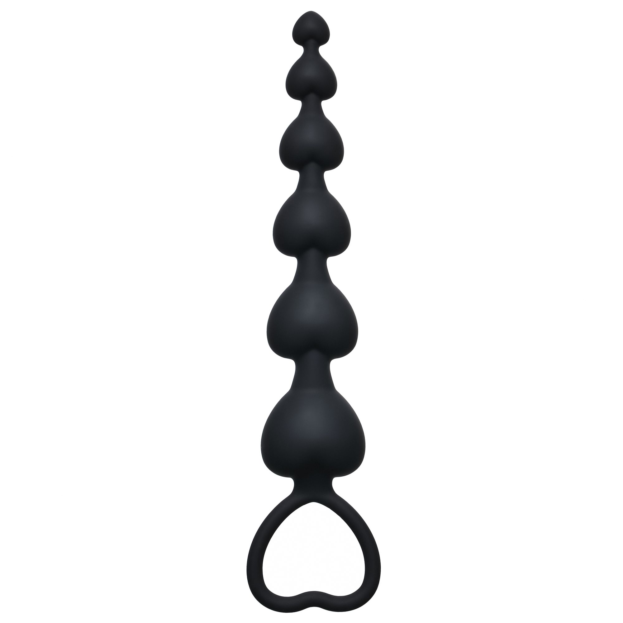 анальная цепочка heart's beads black 4101-03lola в 