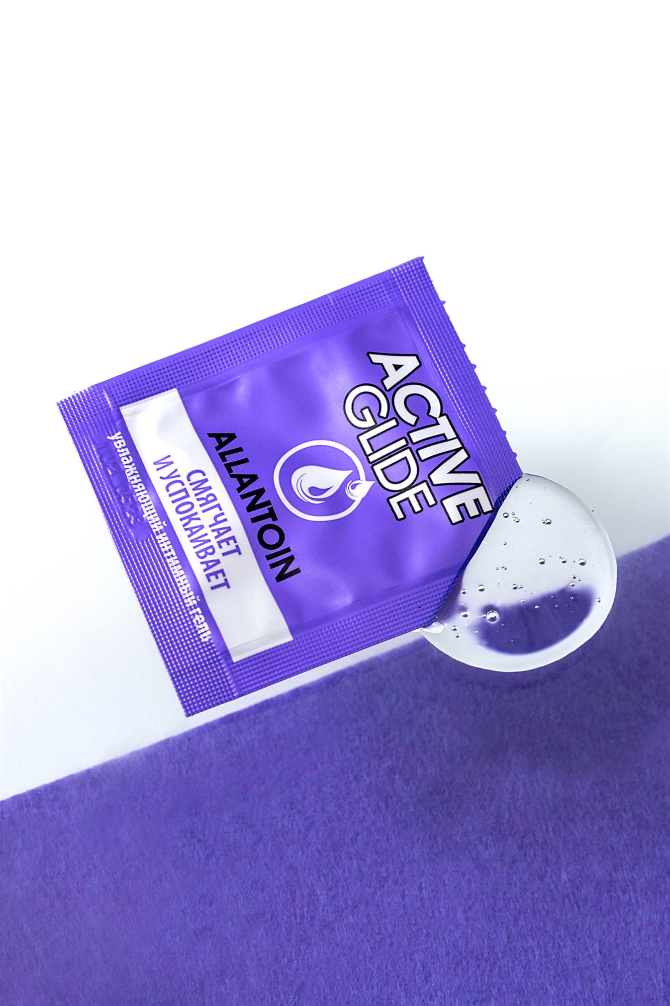 увлажняющий интимный гель active glide allantoin, 3г по 20шт в упаковке в 