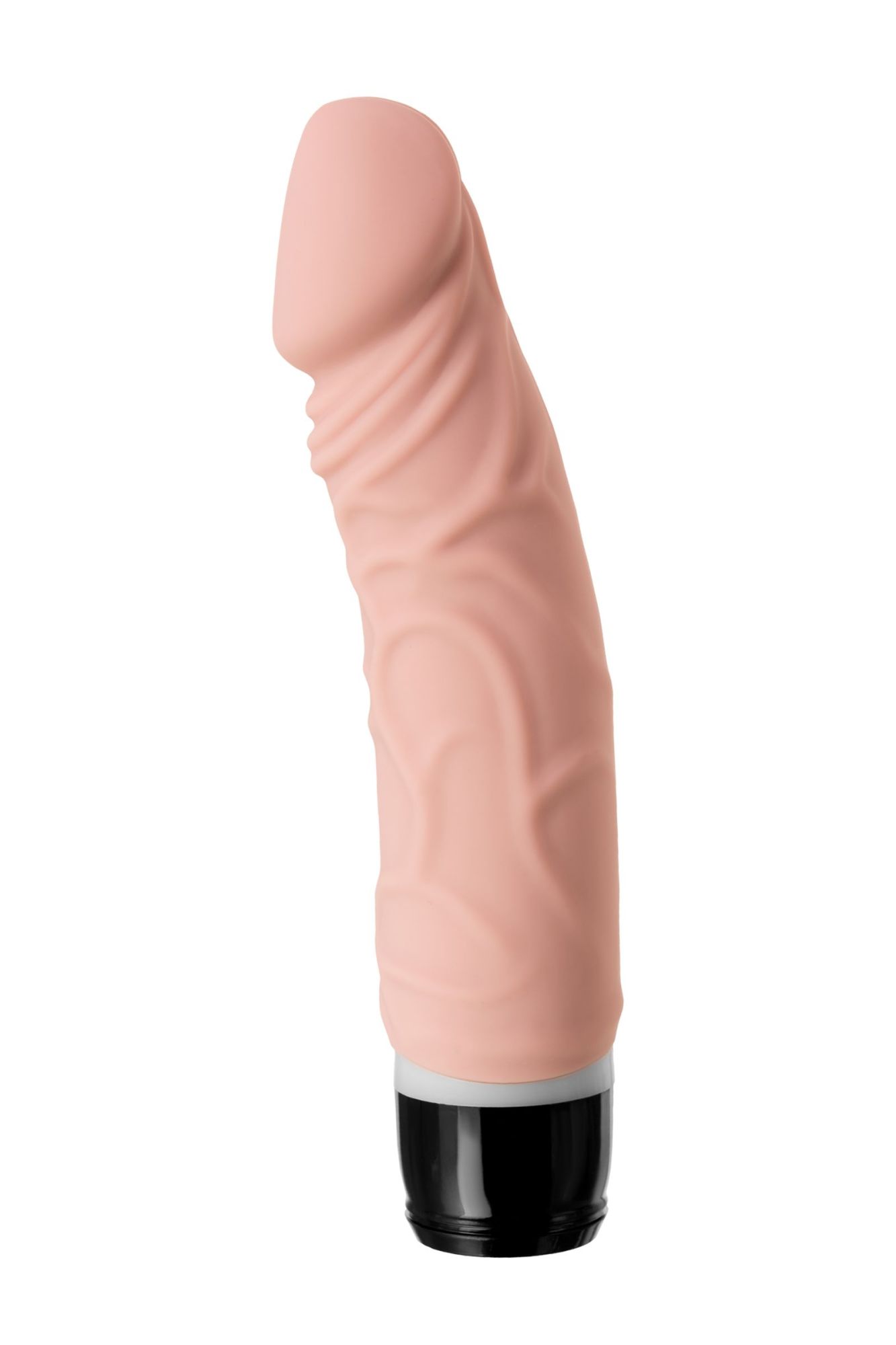 реалистичный вибратор toyfa  a-toys bolv, силикон, телесный, 19,3 см в 