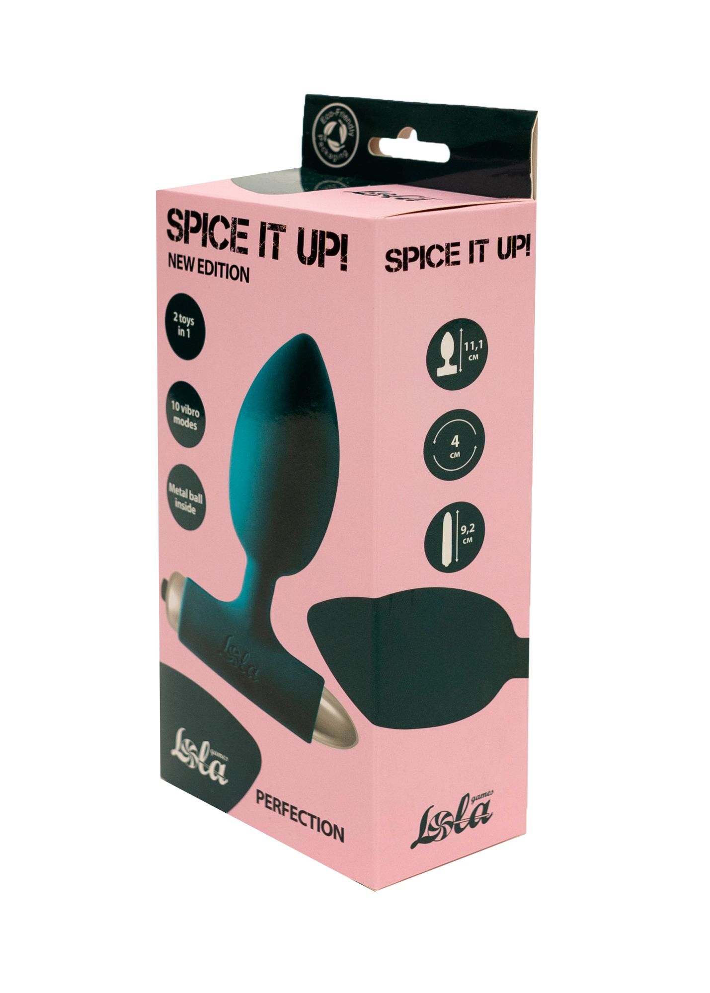 анальная пробка с вибрацией spice it up new edition perfection dark green 8014-02lola в 
