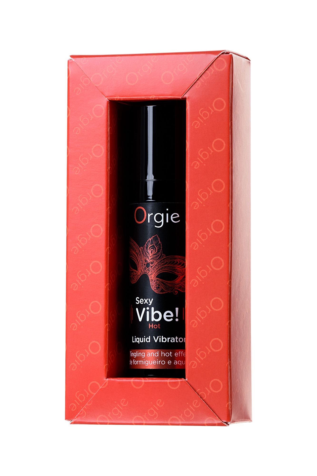 гель для массажа orgie sexy vibe hot с разогревающим и вибрирующим эффектом, 15 мл в 