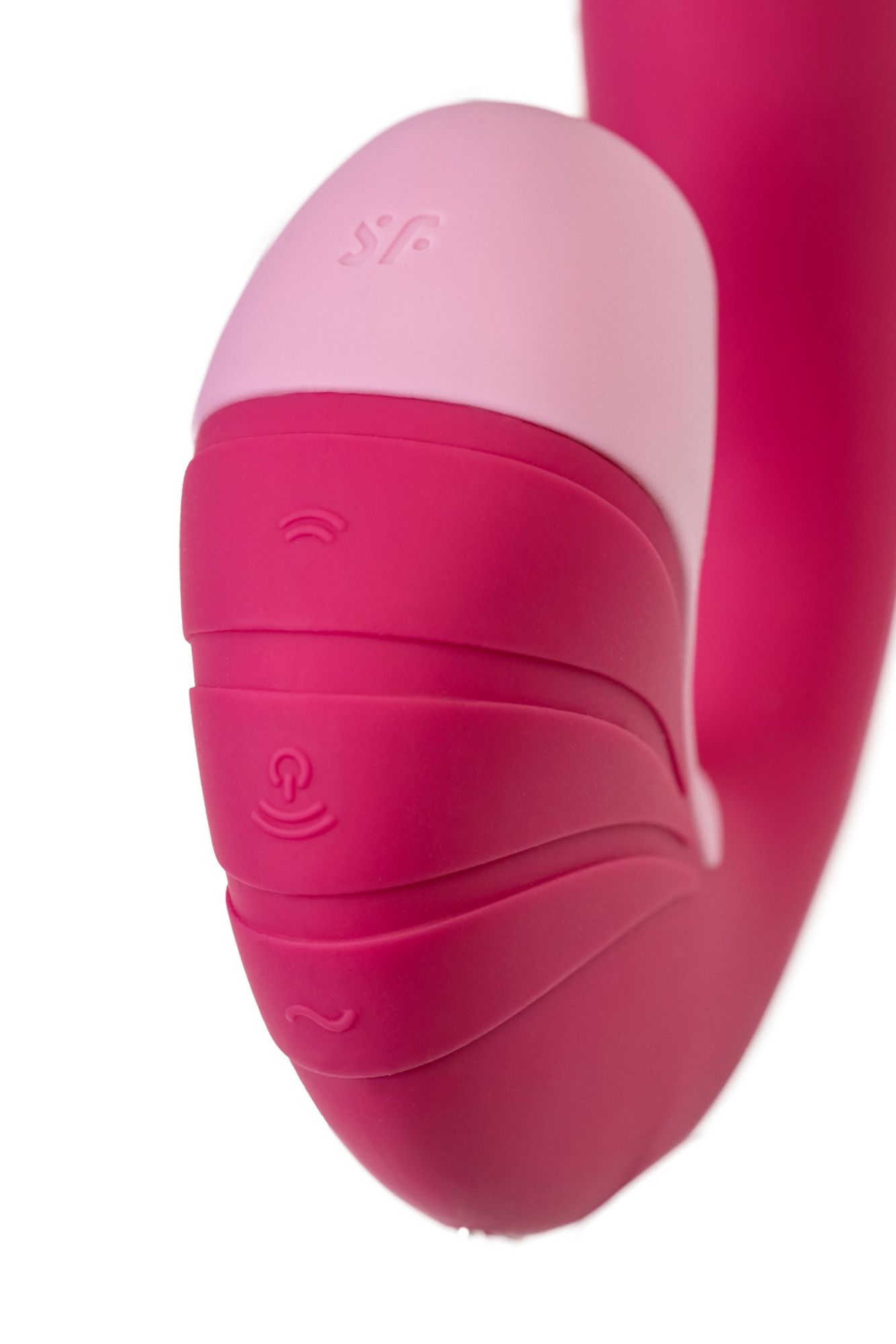 вибратор satisfyer supernova, с вакуум-волновым стимулятором, силикон, красный, 16,9 см в 
