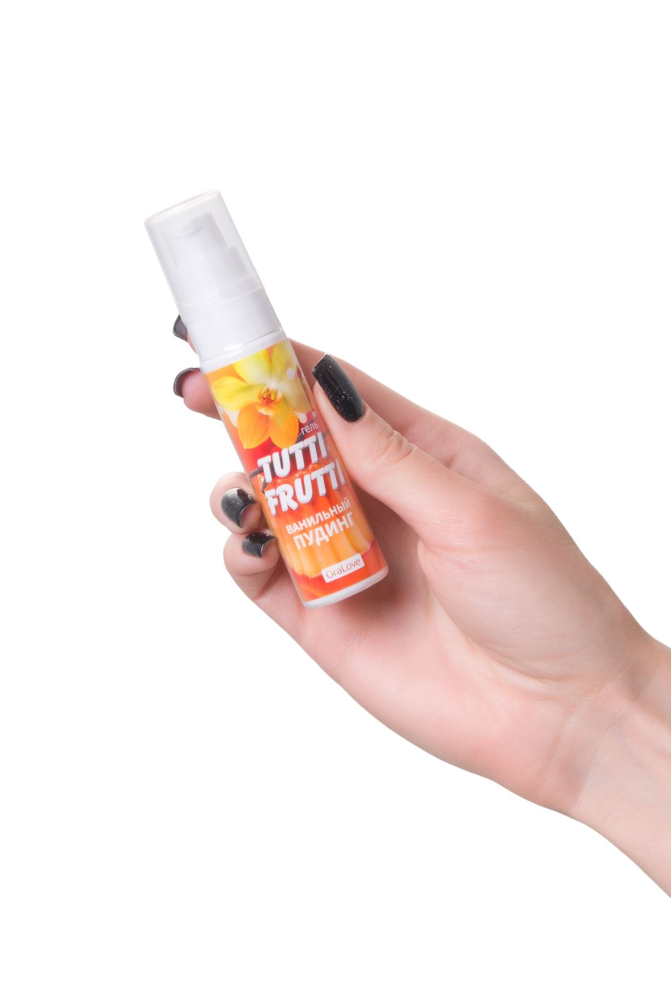 съедобная гель-смазка tutti-frutti для орального секса со вкусом ванильный пудинг, 30 гр в 