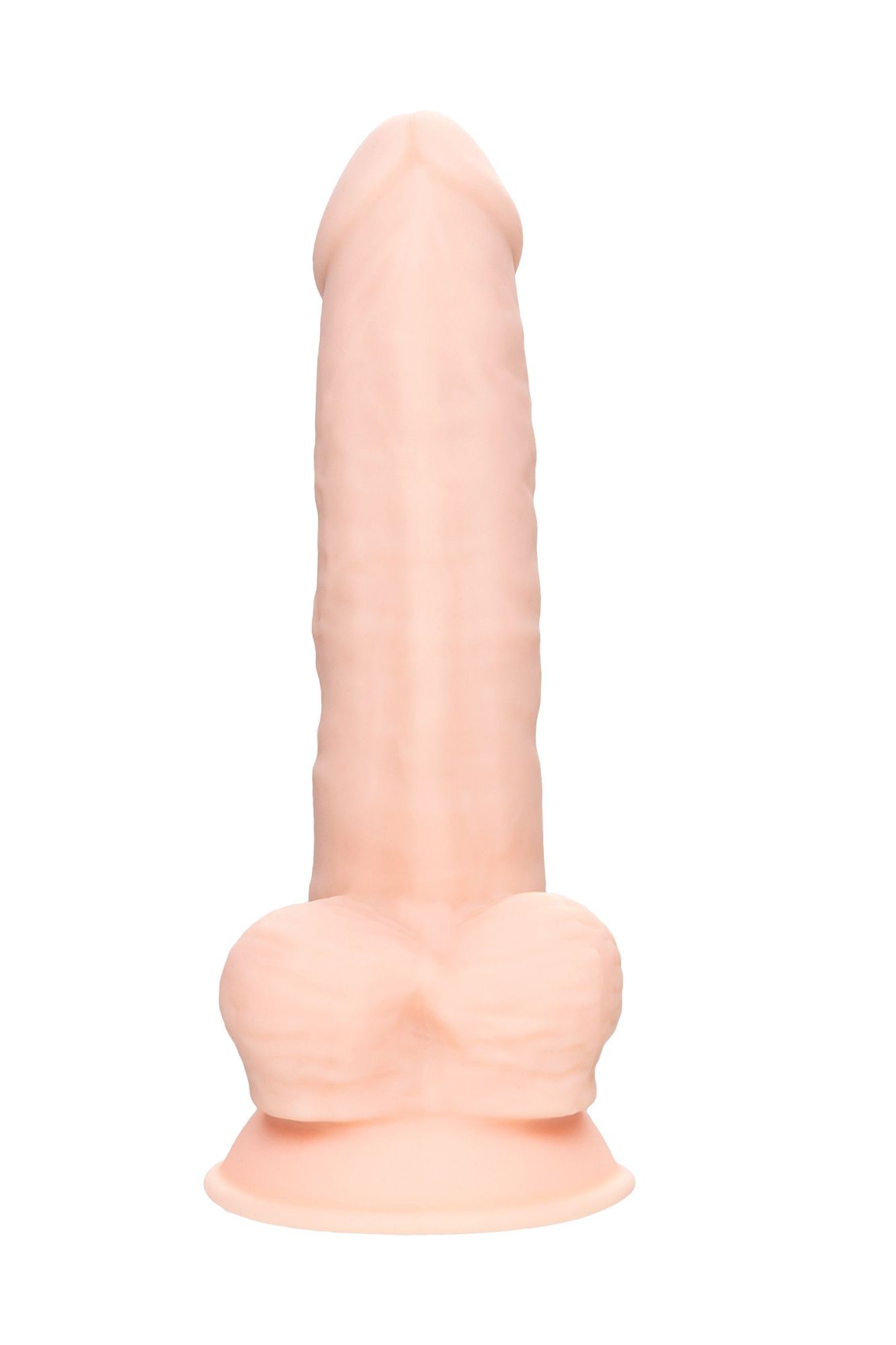 фаллоимитатор realstick silicone jake g, сайлекспан, телесный, 20,5 см в 