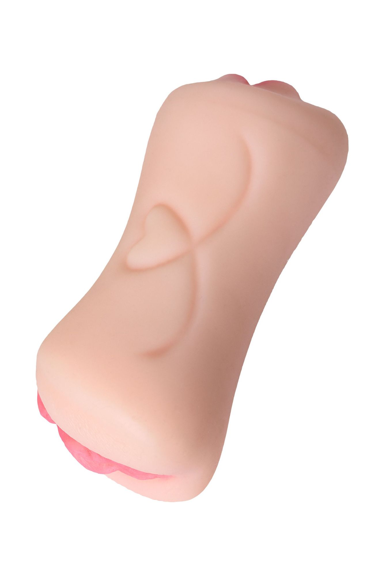 мастурбатор реалистичный toyfa juicy pussy pretty mouth, рот и вагина, softskin, телесный,17 см в 