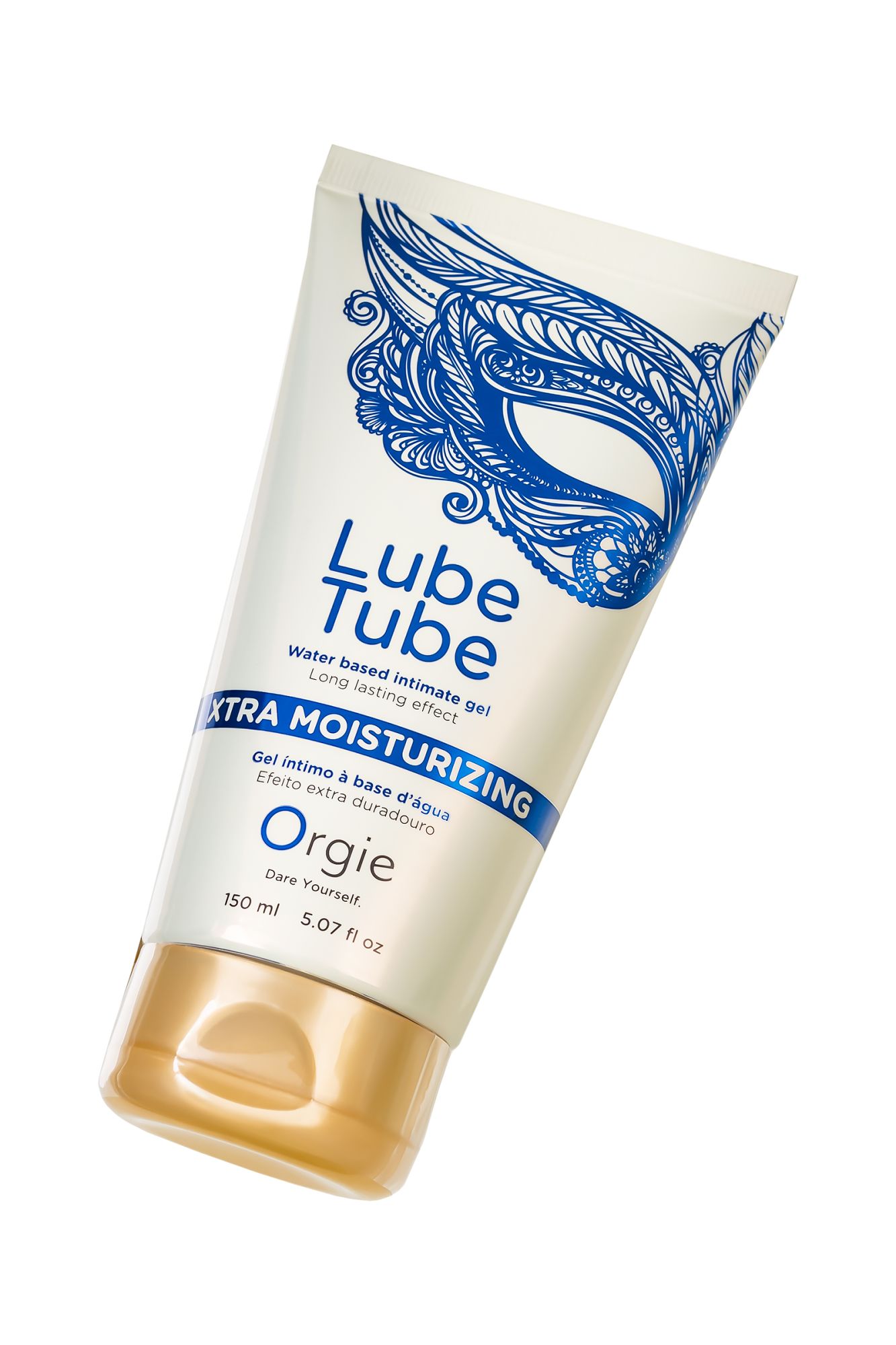 интимный гель orgie lube tube xtra moisturizing, водная основа, с увлажняющим эффектом, 150 мл в 