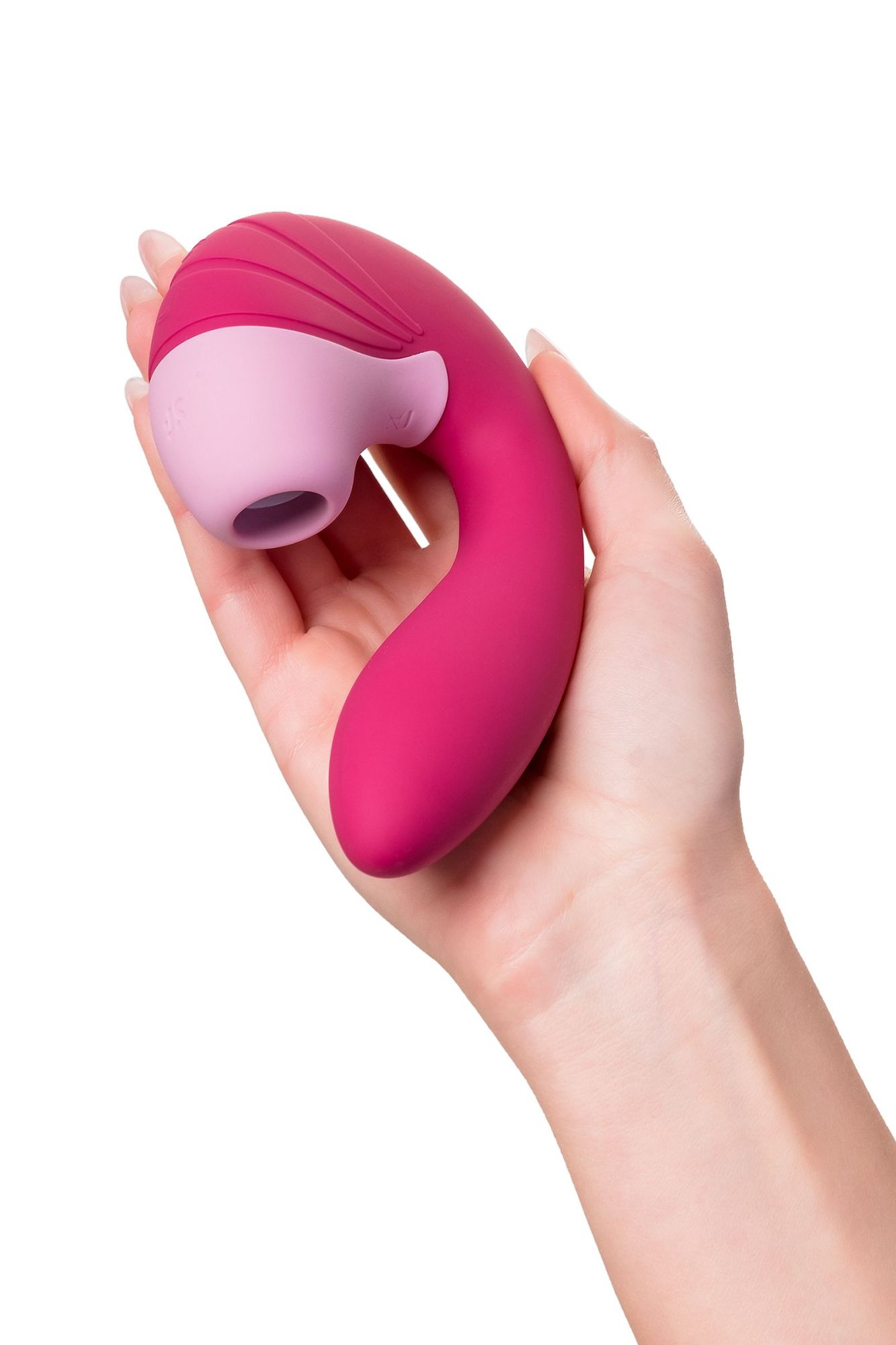 вибратор satisfyer supernova, с вакуум-волновым стимулятором, силикон, красный, 16,9 см в 