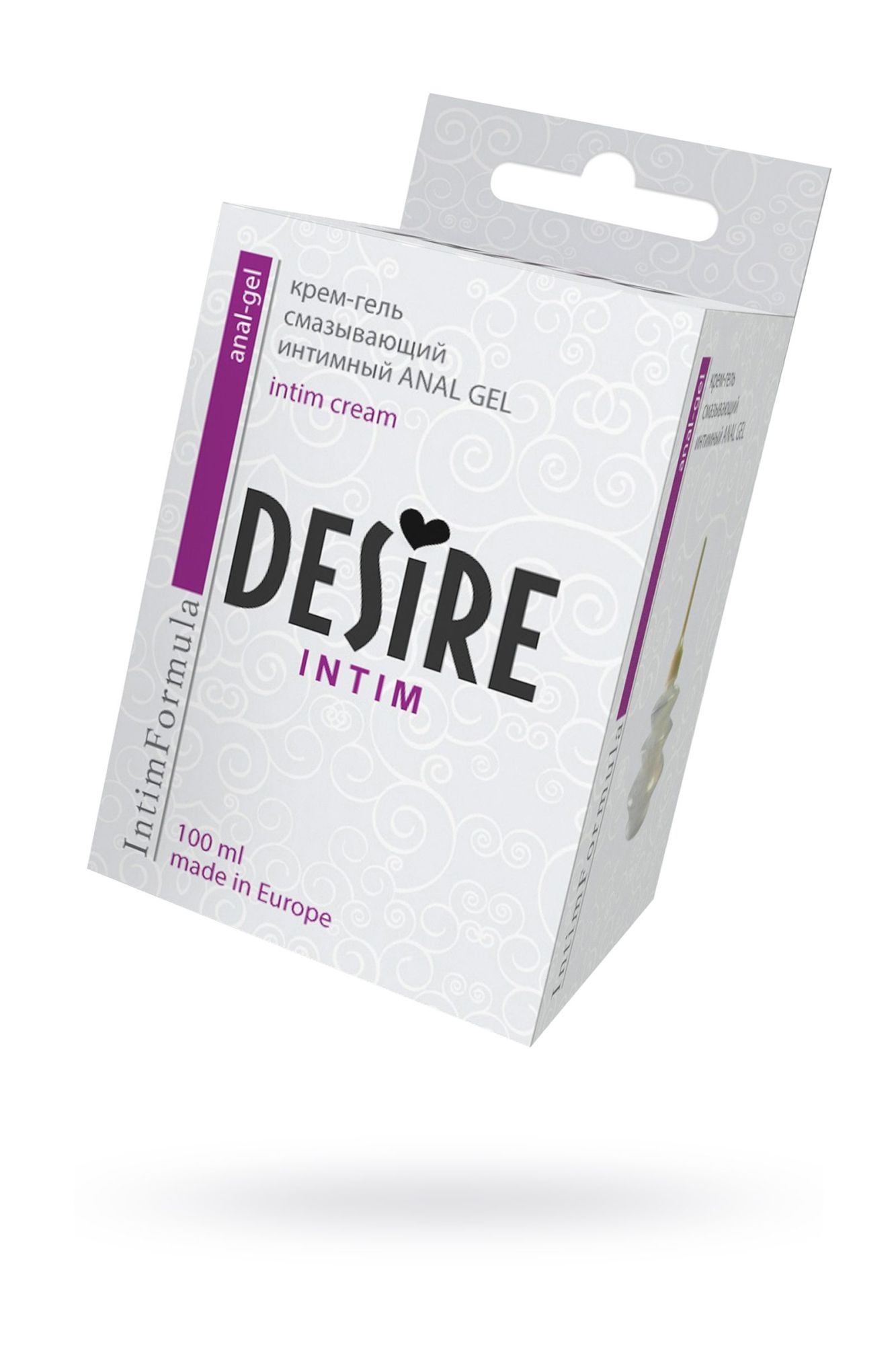 крем-гель desire anal gel, водная основа, 100 мл в 