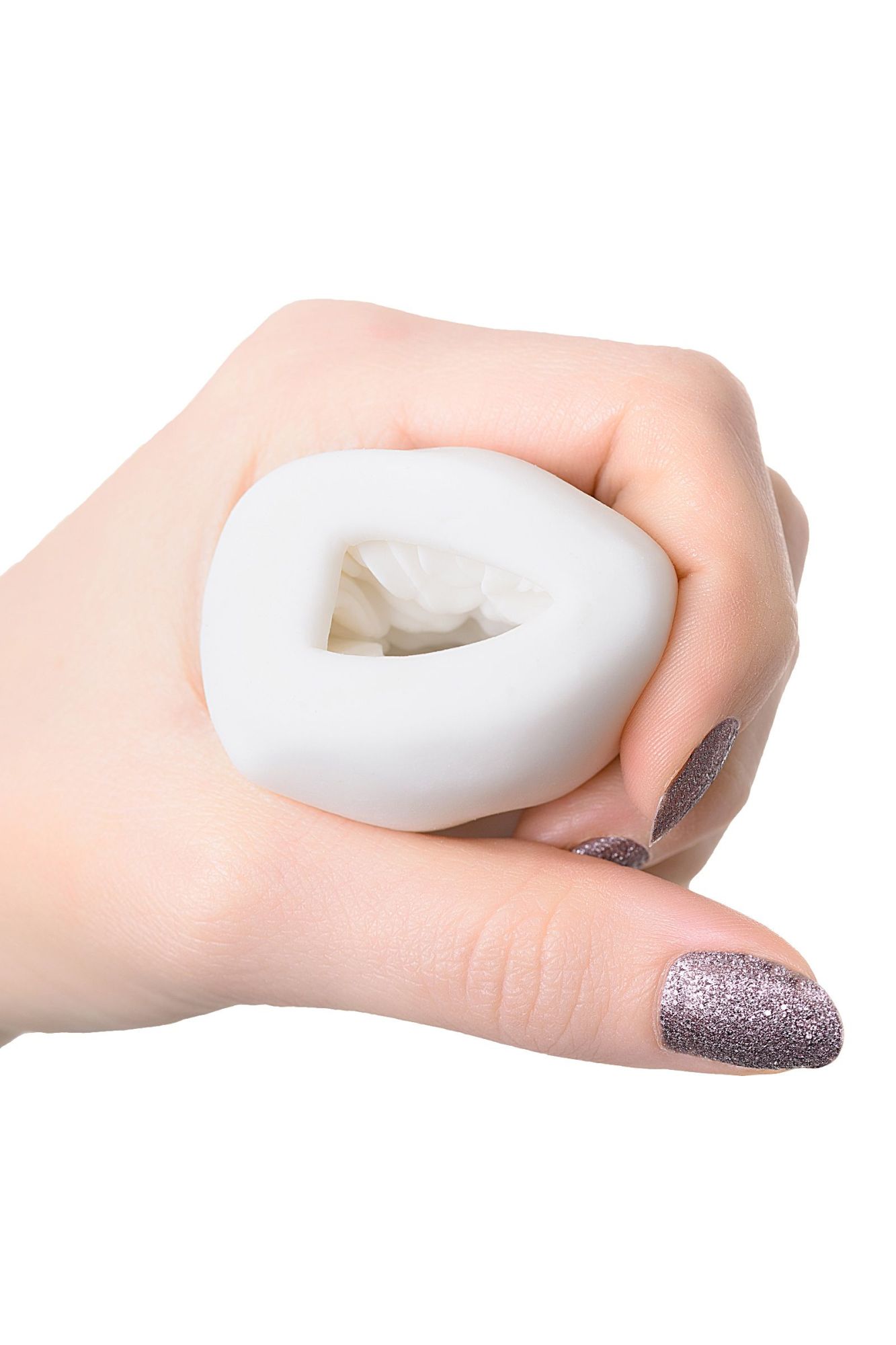 мастурбатор нереалистичный mensmax pucchi cacao, tpe, белый, 6,5 см в 