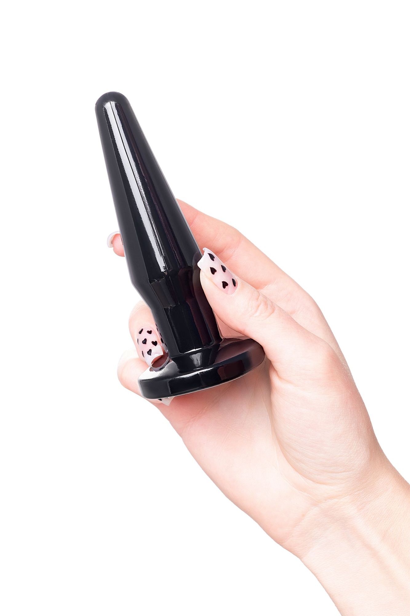 анальная втулка toyfa popo pleasure gemini α, tpe, черная, 12,1 см в 