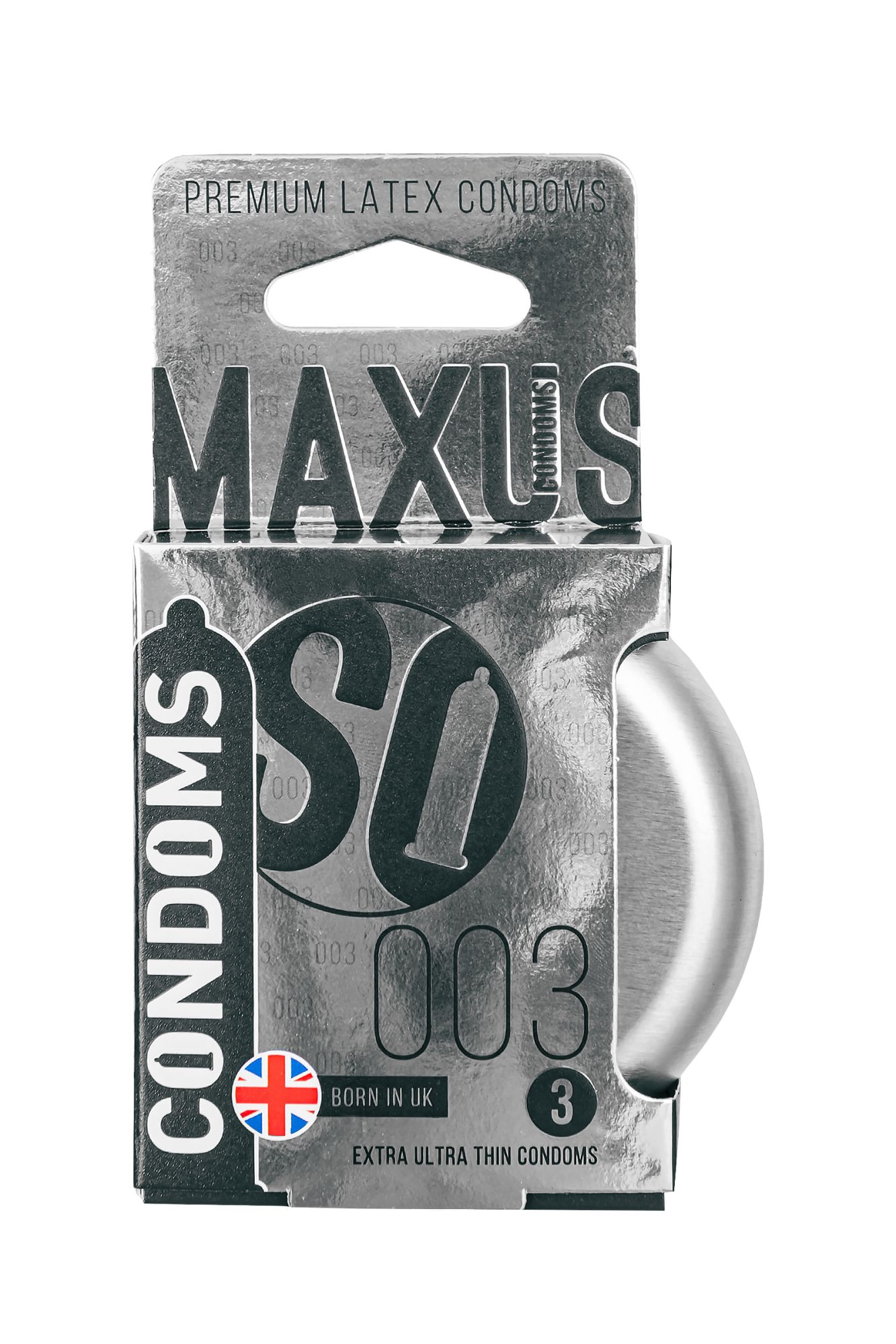 презервативы maxus, тонкие, латекс, железный кейс, 18 см, 5,3 см, 3 шт. в 