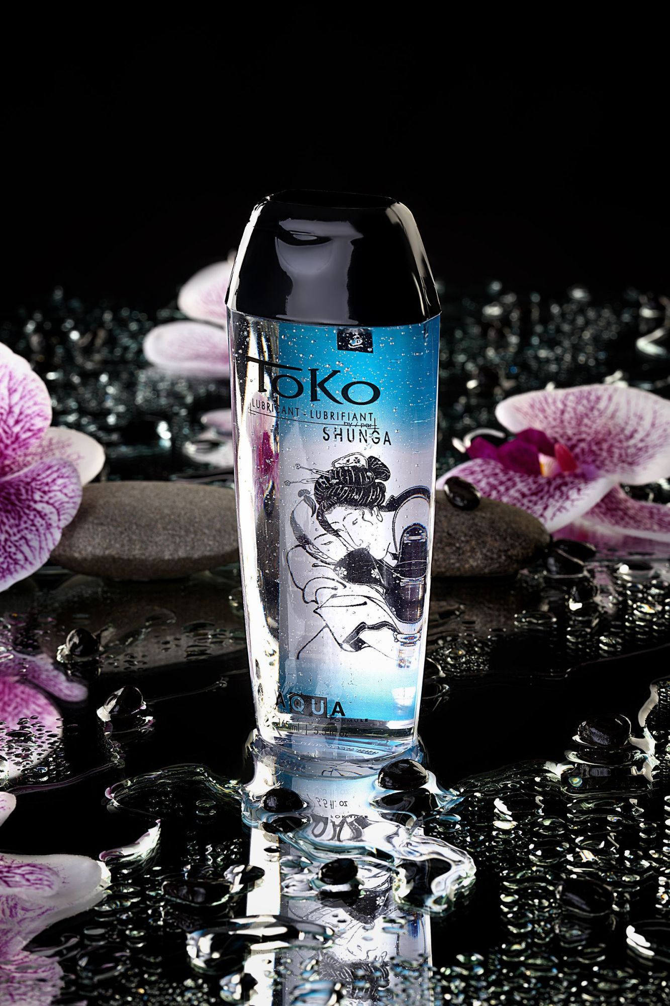 лубрикант shunga toko aqua на водной основе, ультра-шелковистый, 165 мл в 