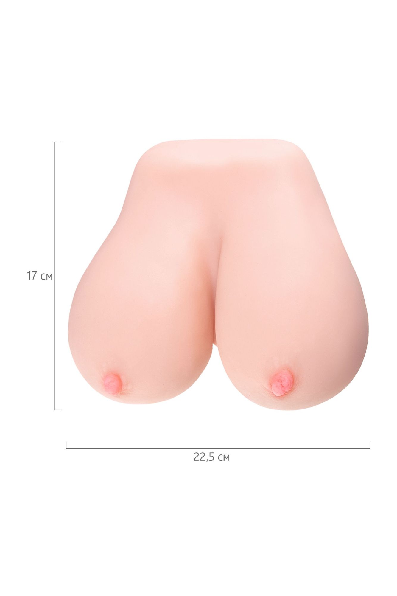 мастурбатор реалистичный toyfa juicy pussy fleshy teaser, tpe, телесный в 