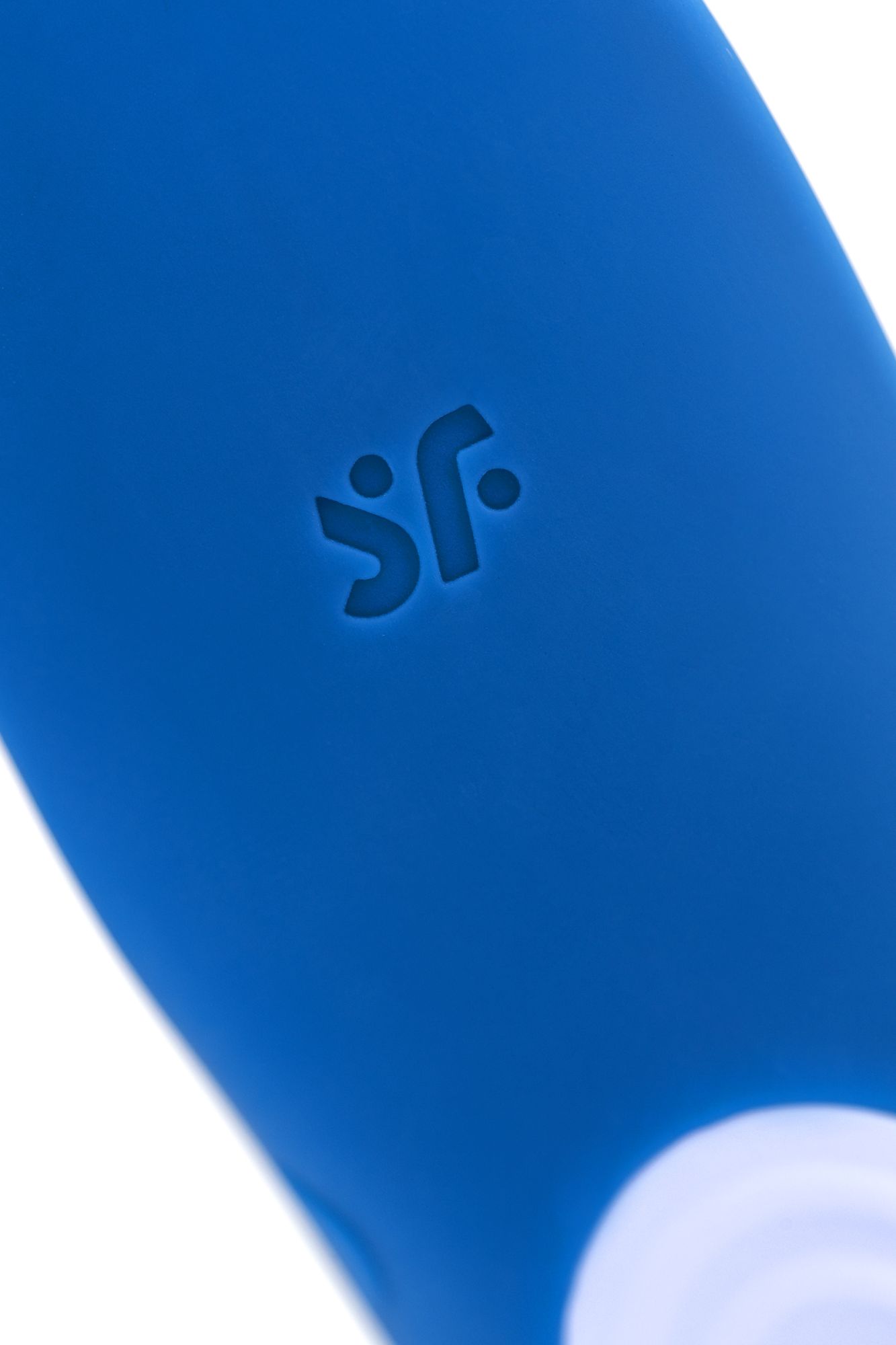 многофункциональный стимулятор для пар satisfyer partner whale, силикон, голубой, 17 см. в 
