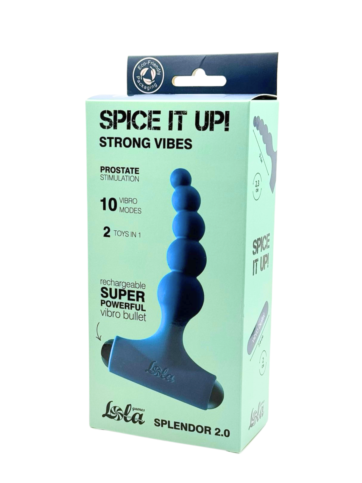 анальная пробка с перезаряжаемой вибропулей spice it up splendor 2.0 8017-05lola в 