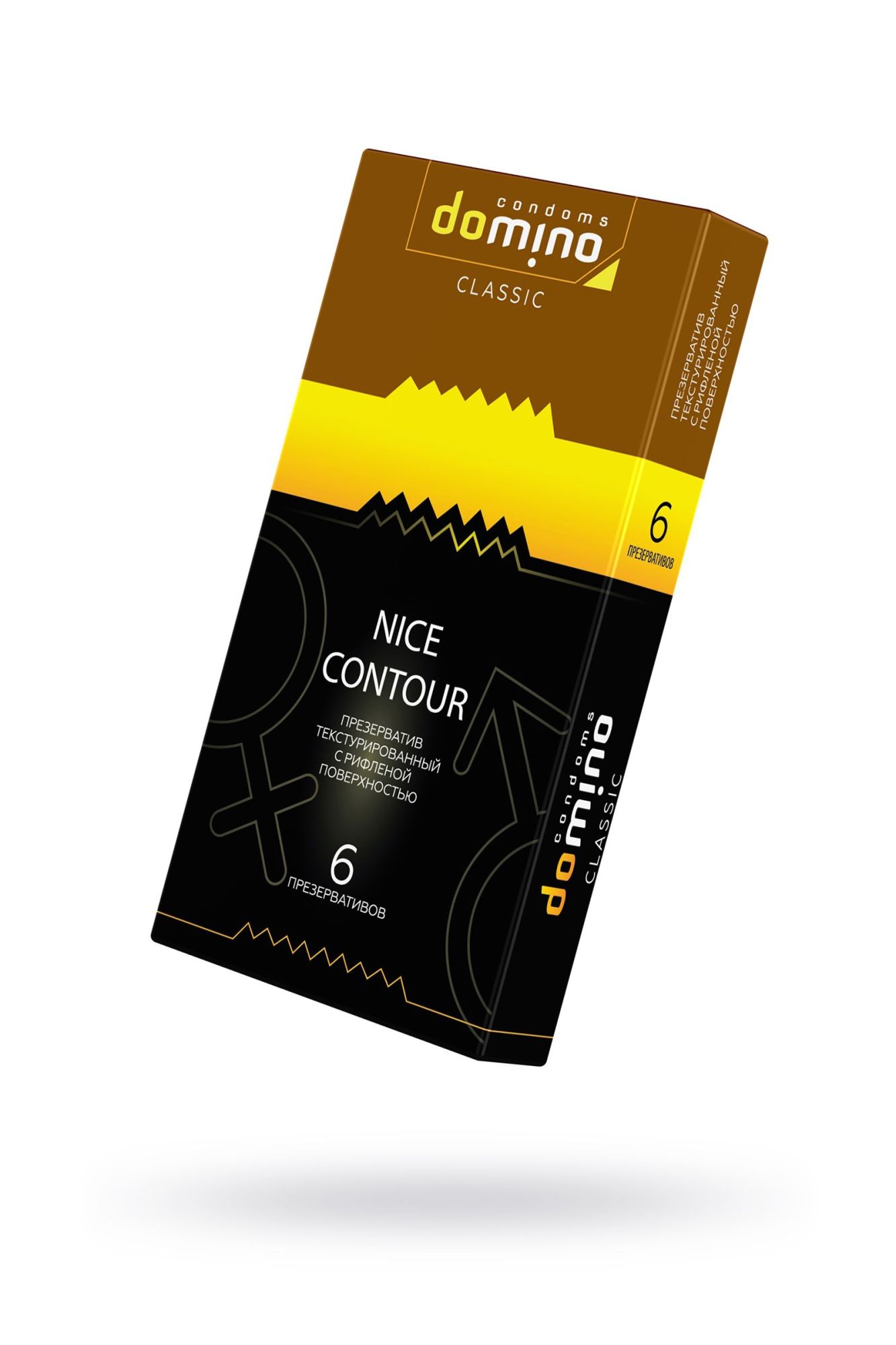 презервативы domino, classic, nice contour, 6 шт в 