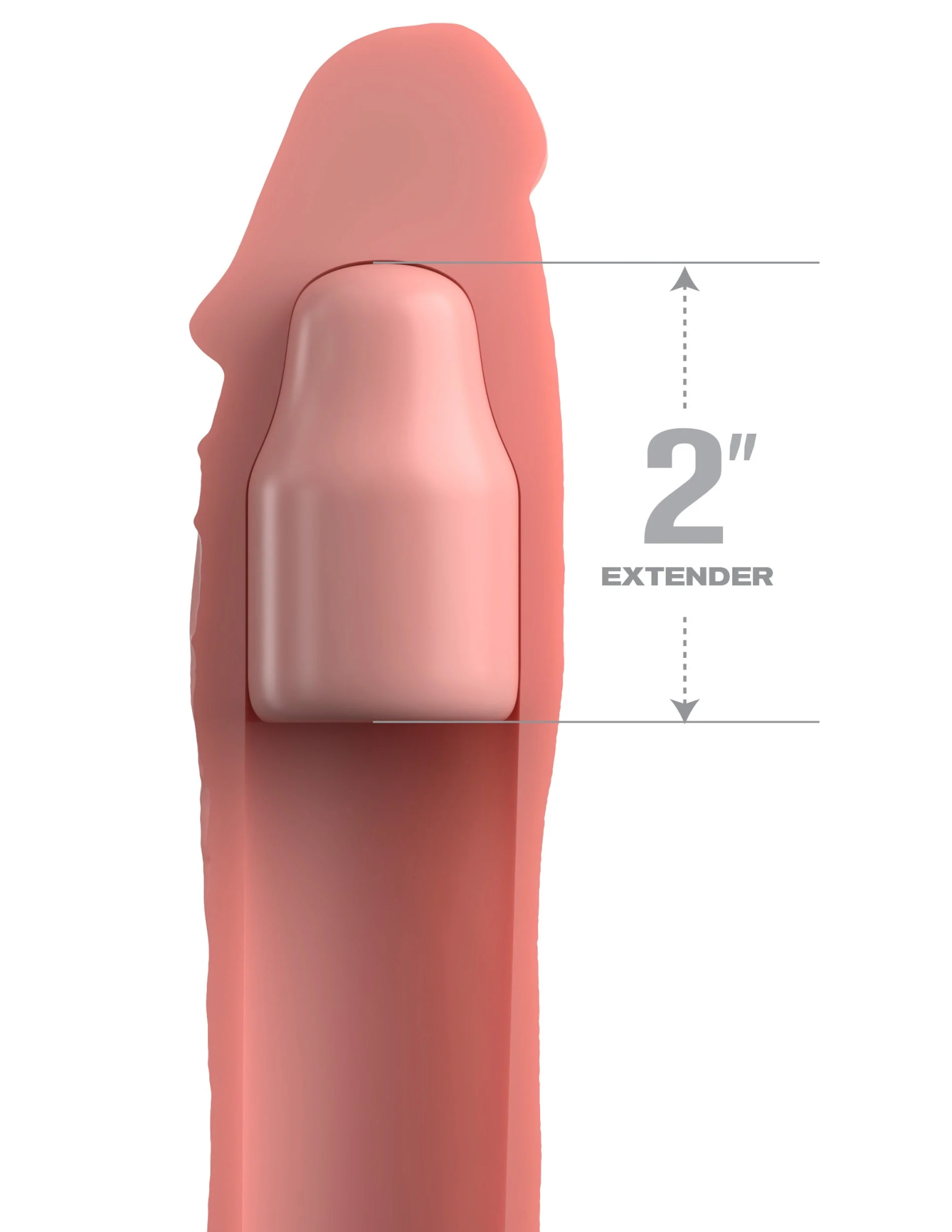 страпон fantasy x-tensions elite 6" extension with strap - light pipedream 415021pd в 