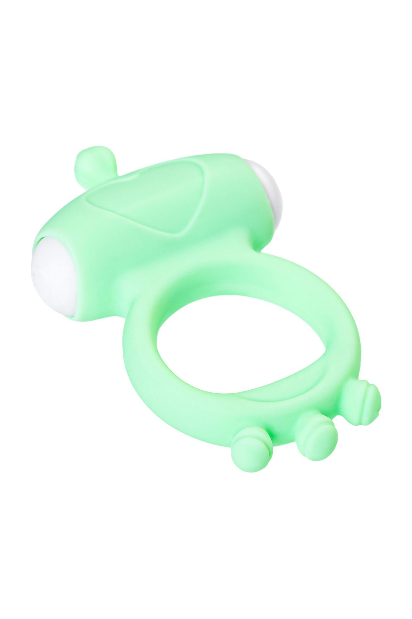 виброкольцо на пенис a-toys by toyfa fowd, силикон, зеленое, ø 2,6 см в 