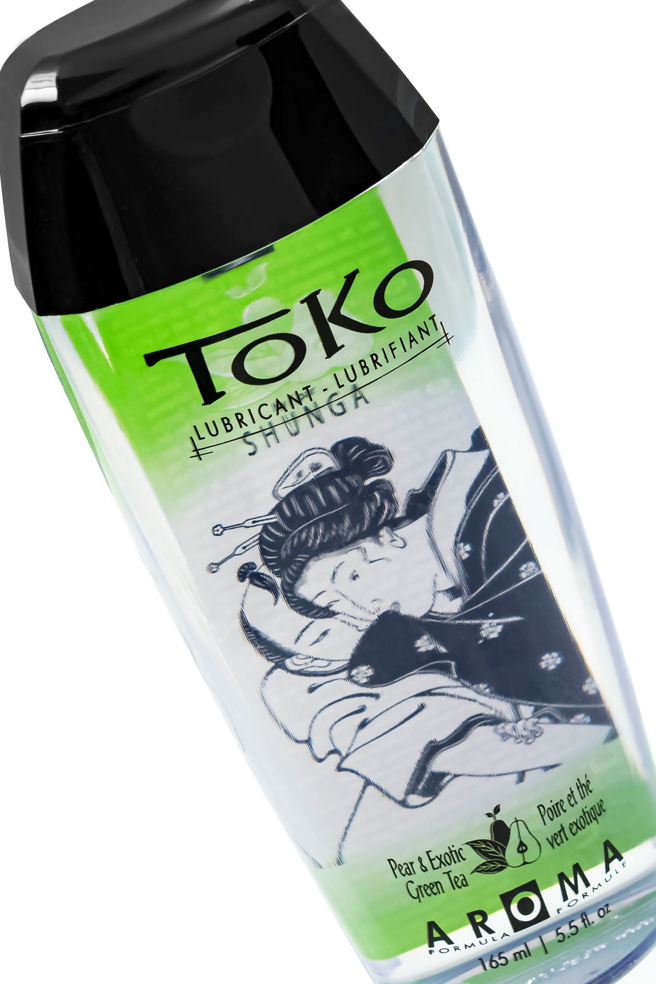 лубрикант shunga toko aroma на водной основе, груша и зеленый чай, 165 мл в 