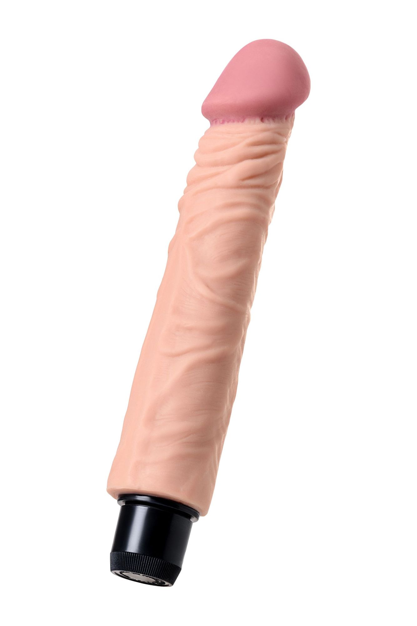 реалистичный вибратор toyfa  a-toys rican, tpe, телесный, 22,5 см в 