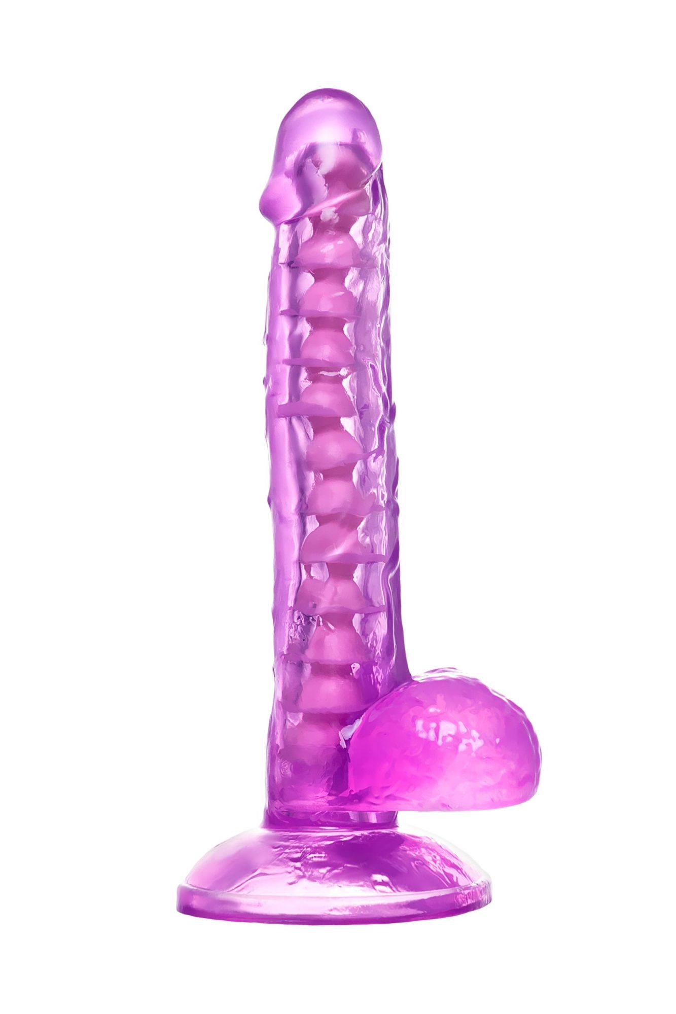 реалистичный фаллоимитатор a-toys by toyfa celiam, tpe, фиолетовый, 20,5 см в 