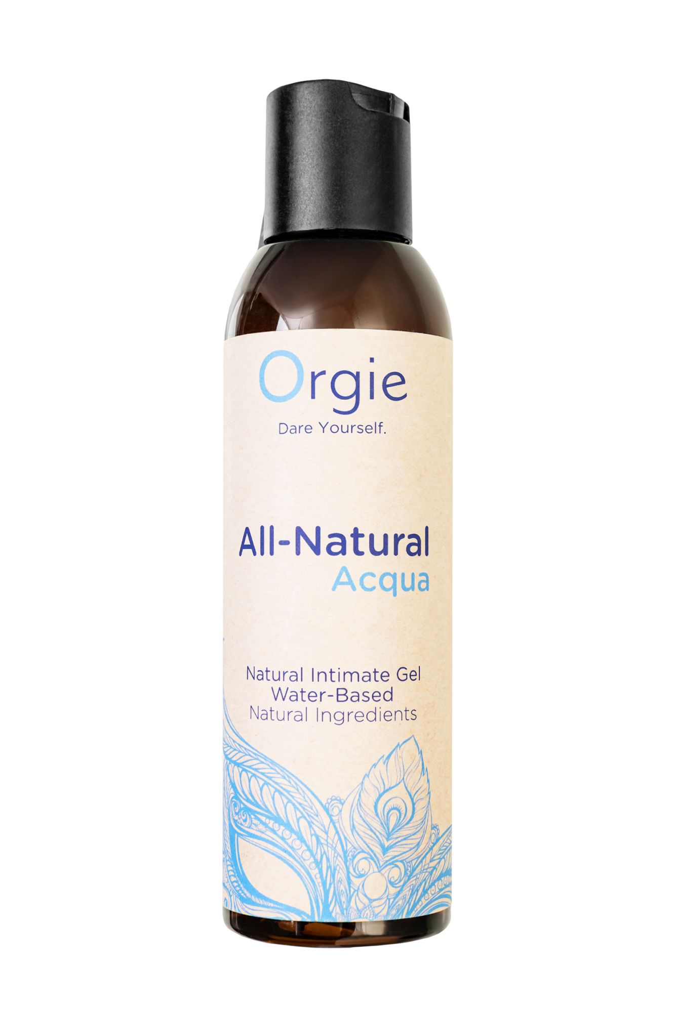 интимный гель orgie all - natural acqua на водной основе, 150 мл в 